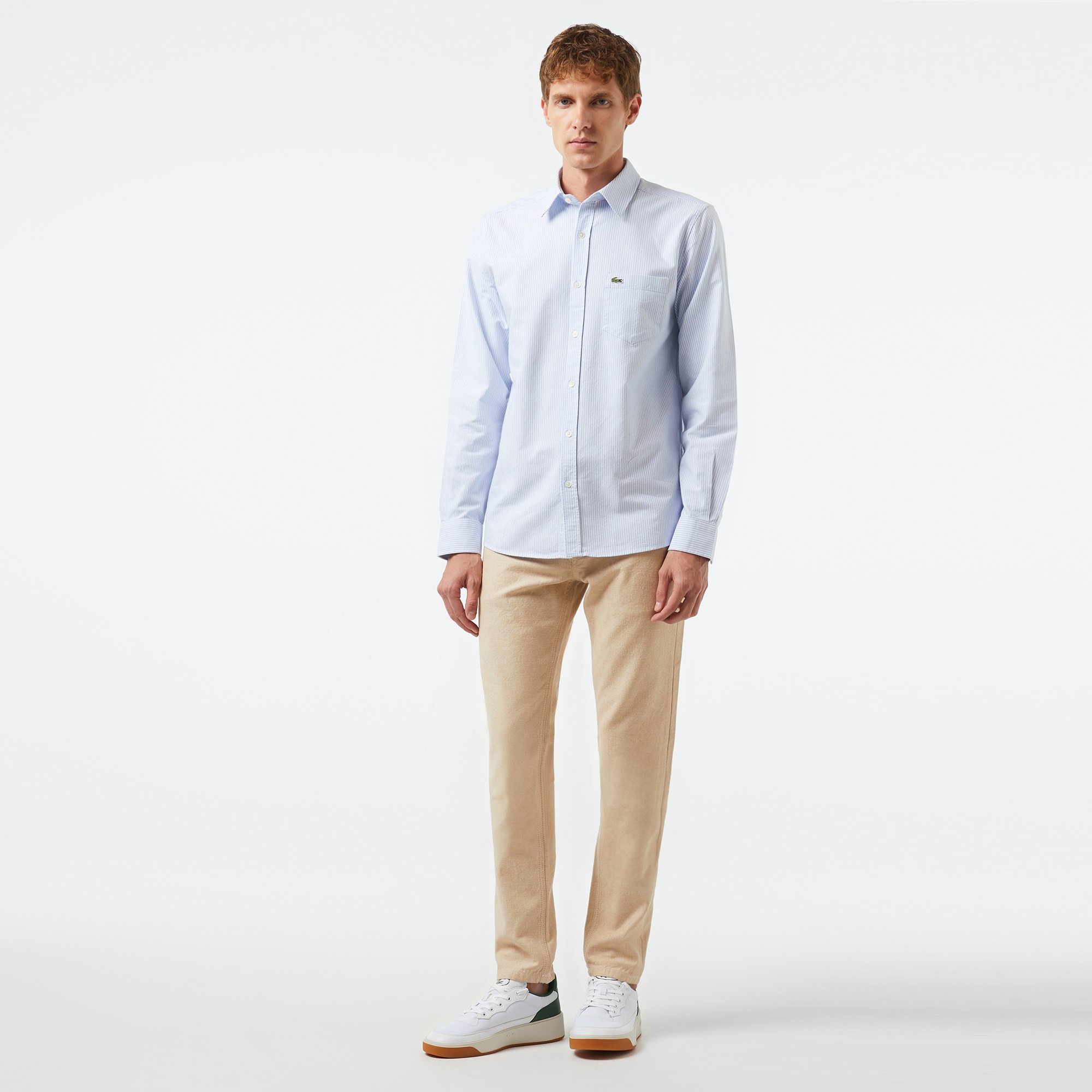 Lacoste Erkek Slim Fit Chino Bej Pantolon