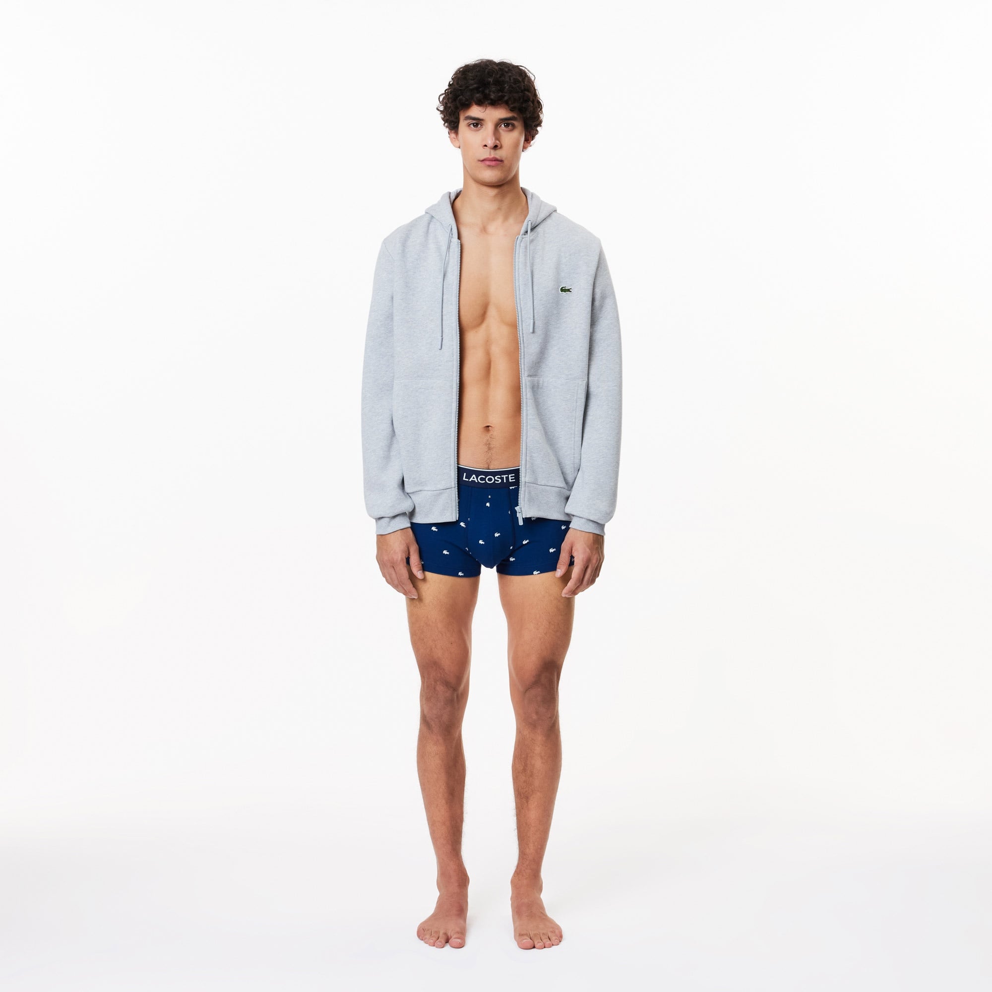 Core Erkek Baskılı 3'lü Lacivert Boxer