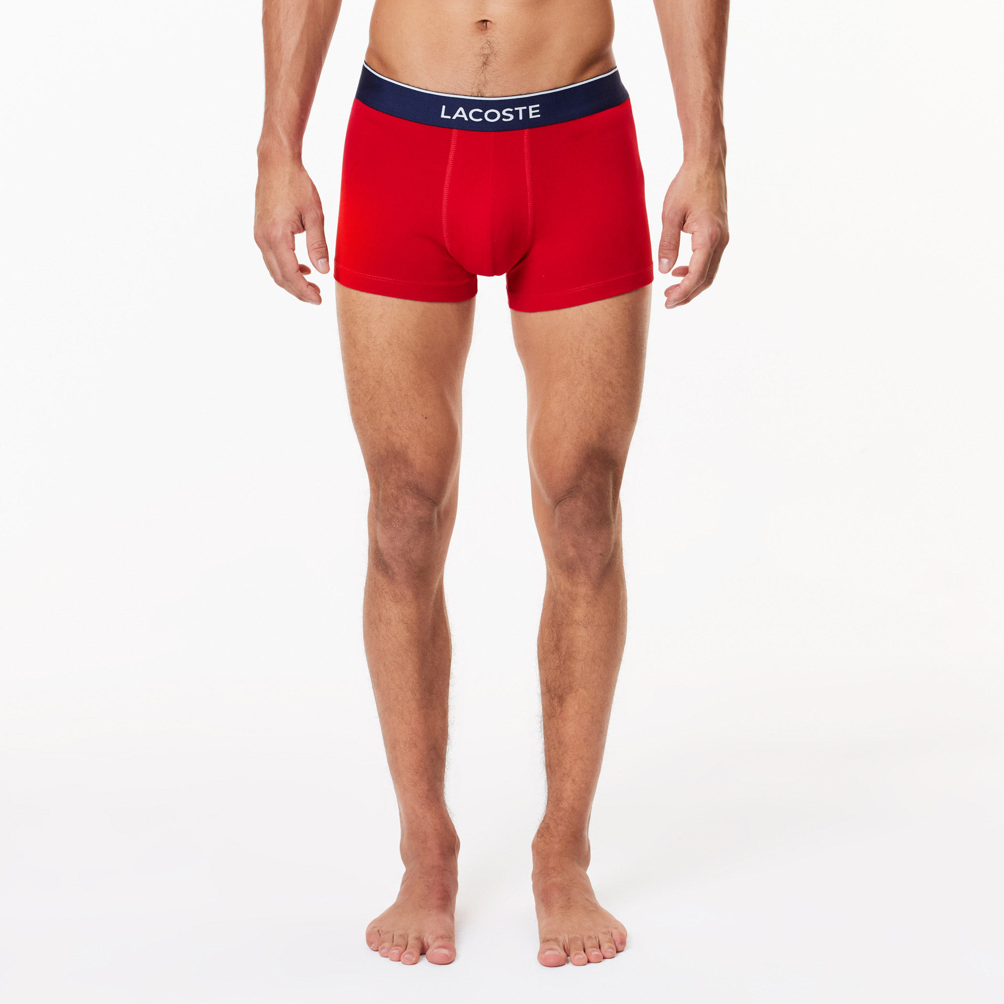 Lacoste Core Erkek Baskılı 3'lü Lacivert Boxer görsel 7