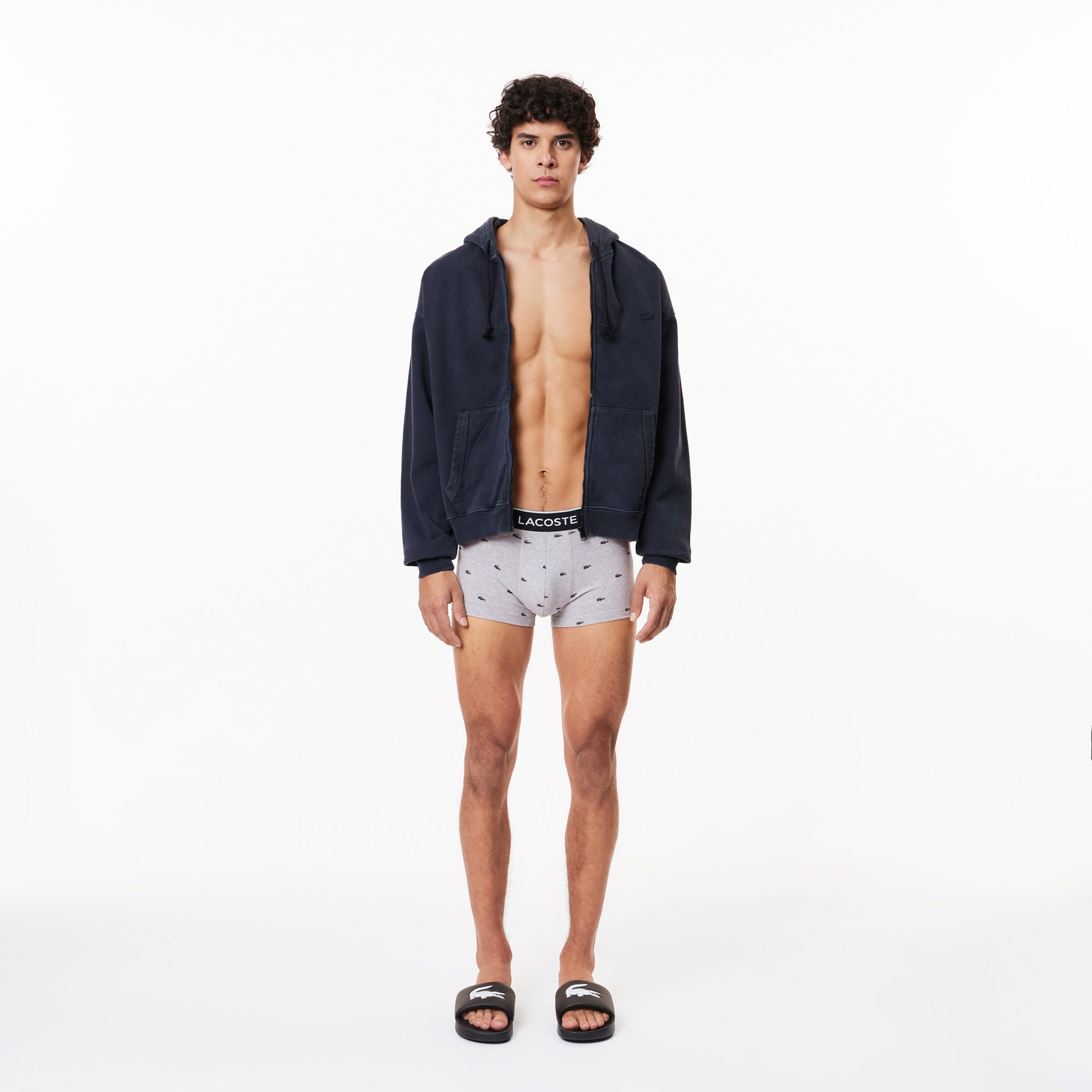 Core Erkek Baskılı 3'lü Gri Boxer Core Erkek Baskılı 3'lü Gri Boxer