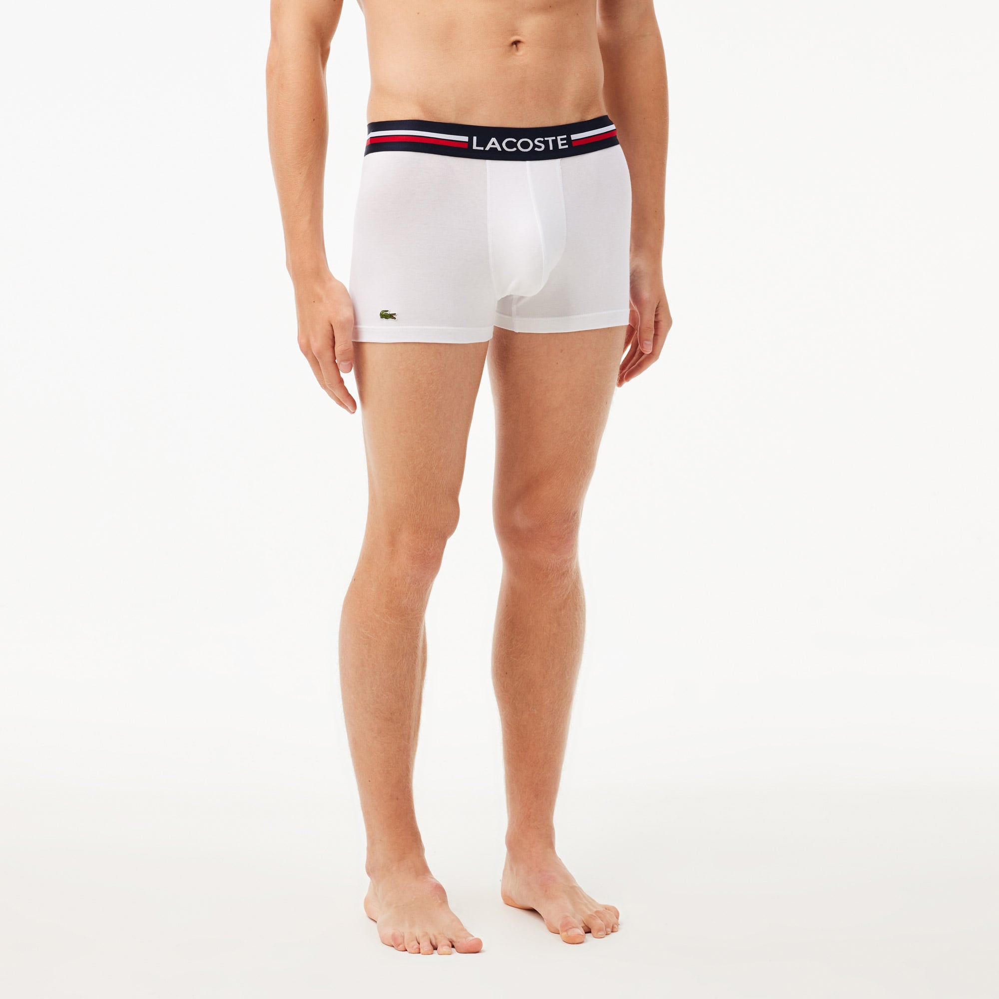 Lacoste Erkek 3'lü Renkli Boxer görsel 4