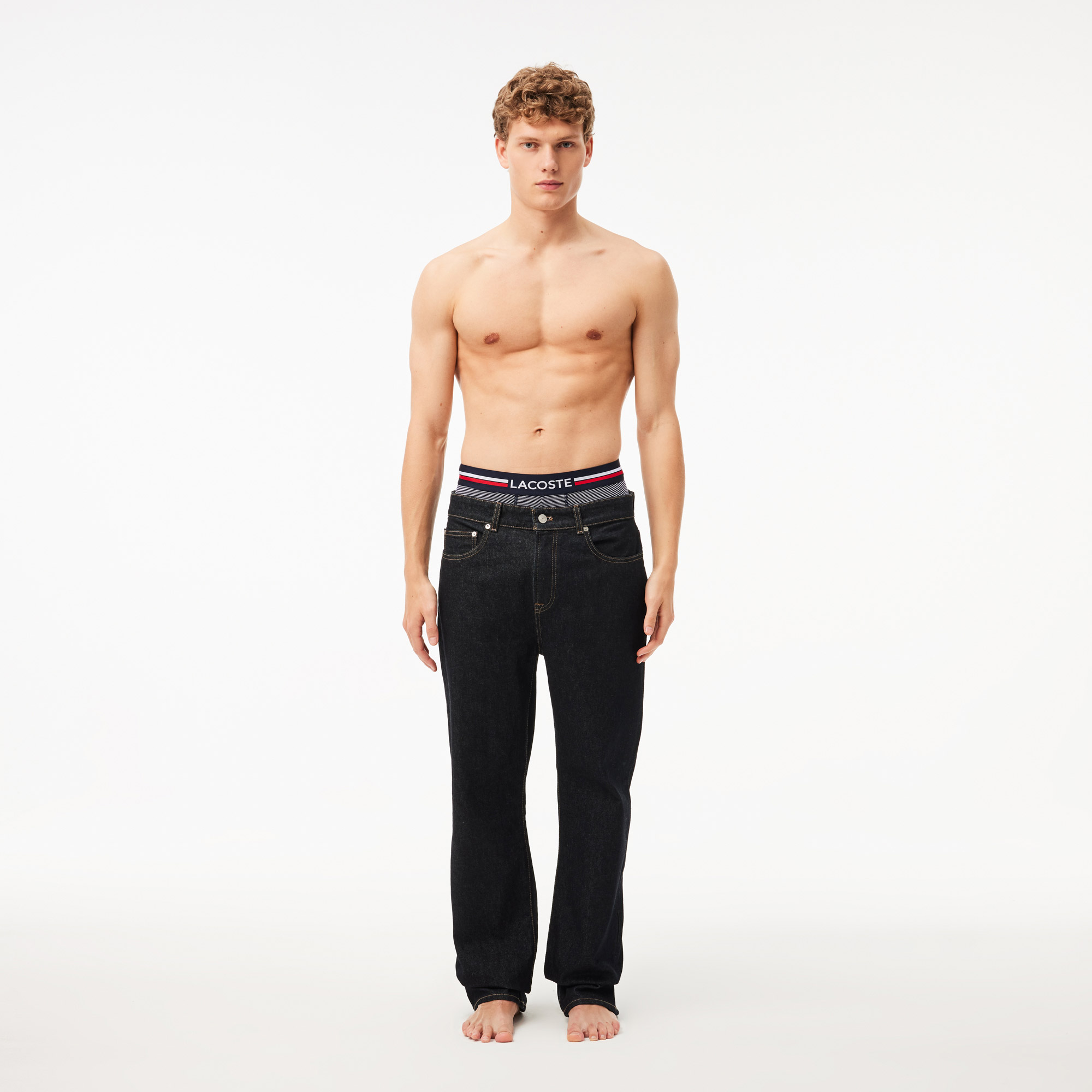 Lacoste Erkek 3'lü Renkli Boxer görsel 6