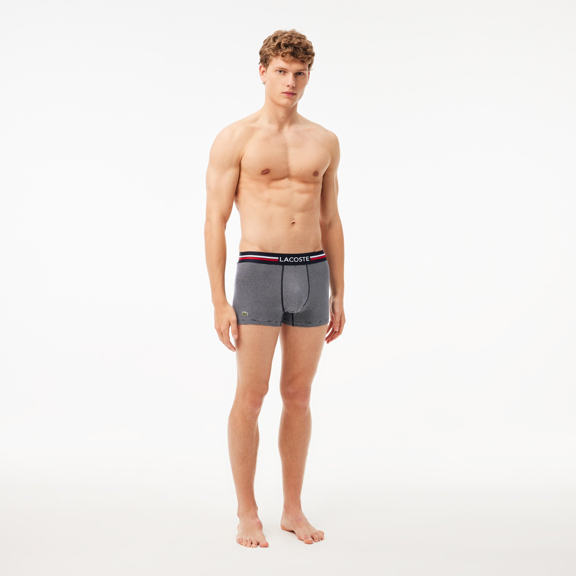 Lacoste Erkek 3'lü Renkli Boxer