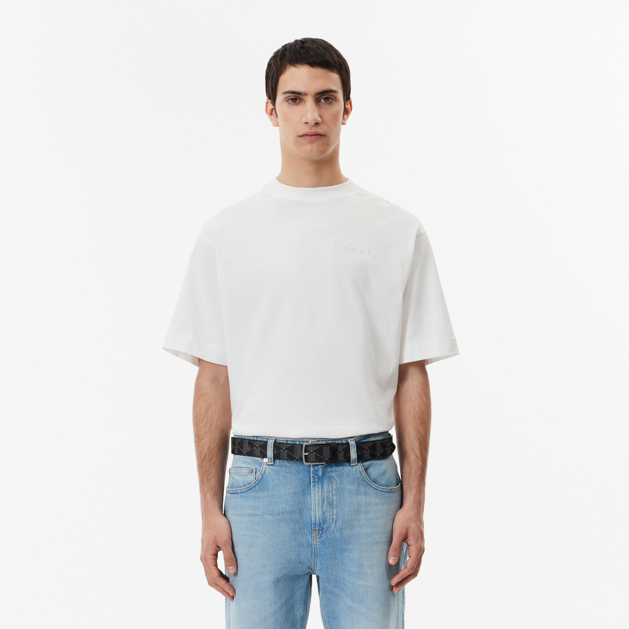 The Blend Erkek Monogram Siyah Kemer