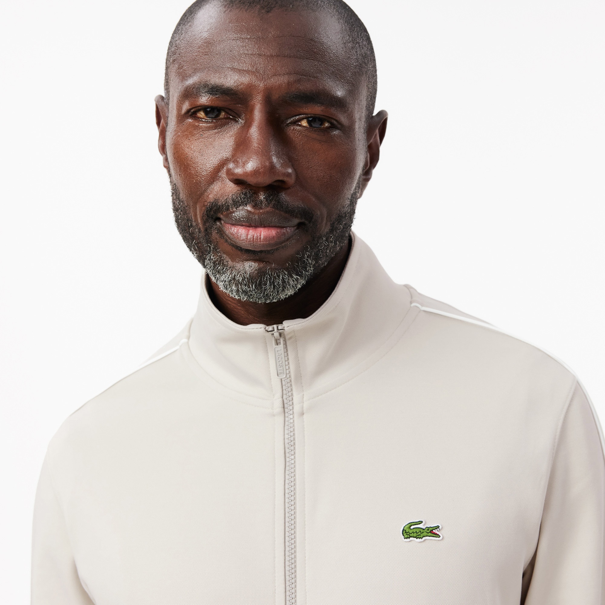 Lacoste Erkek Regular Fit Fermuarlı Gri Sweatshirt