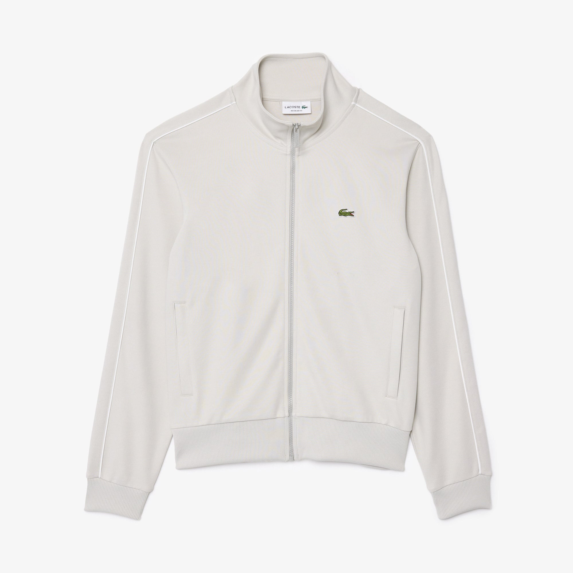 Lacoste Erkek Regular Fit Fermuarlı Gri Sweatshirt