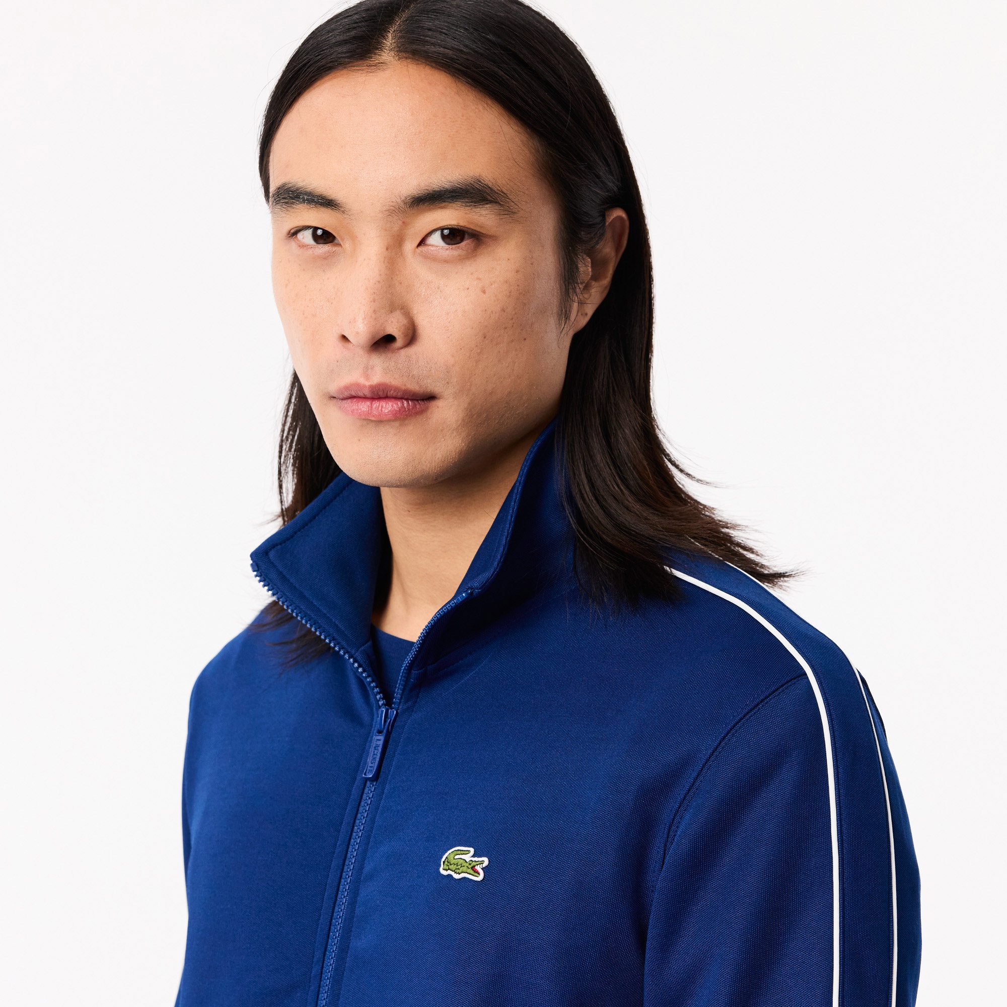 Lacoste Erkek Regular Fit Fermuarlı Mavi Sweatshirt