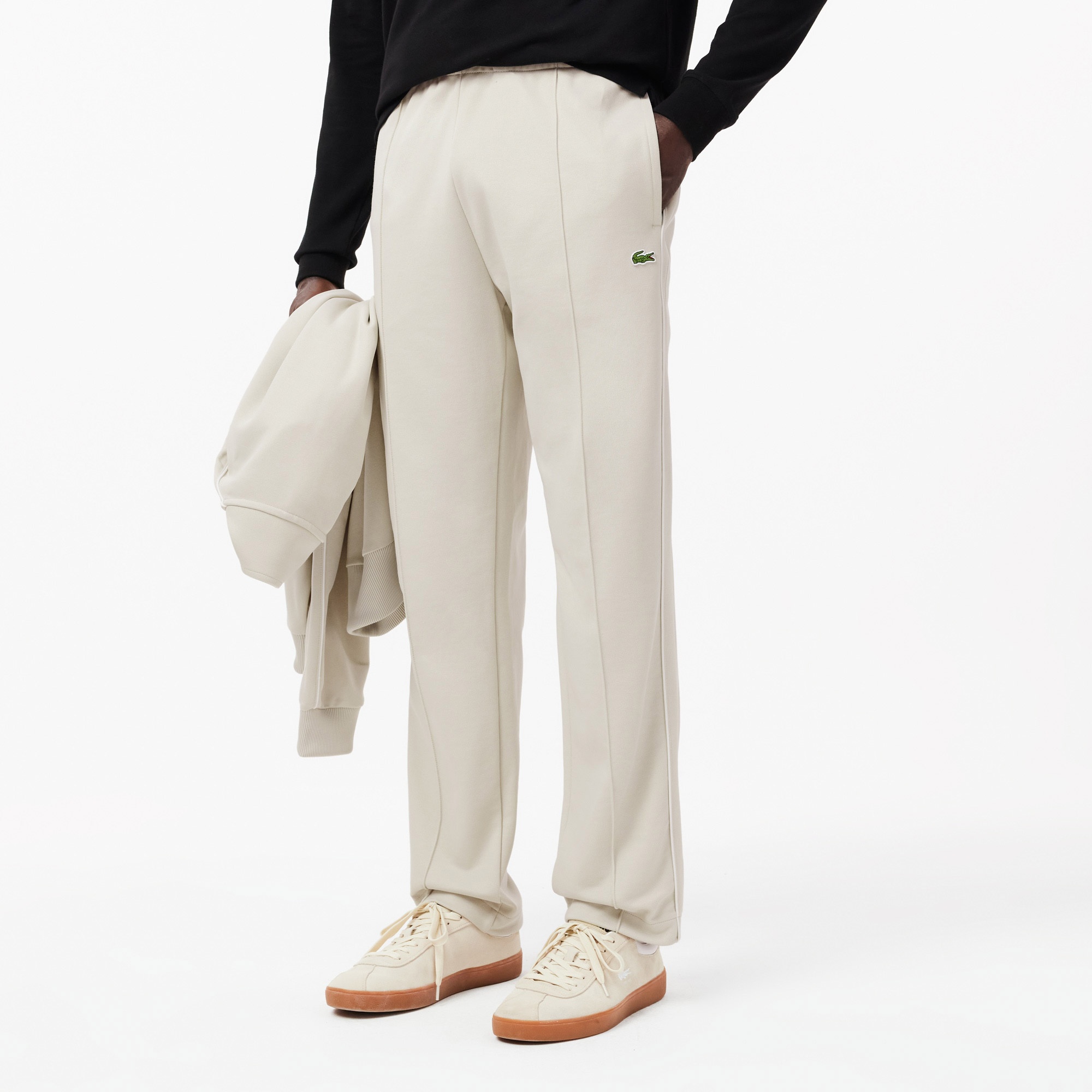 Lacoste Erkek Regular Fit Krem Eşofman Altı