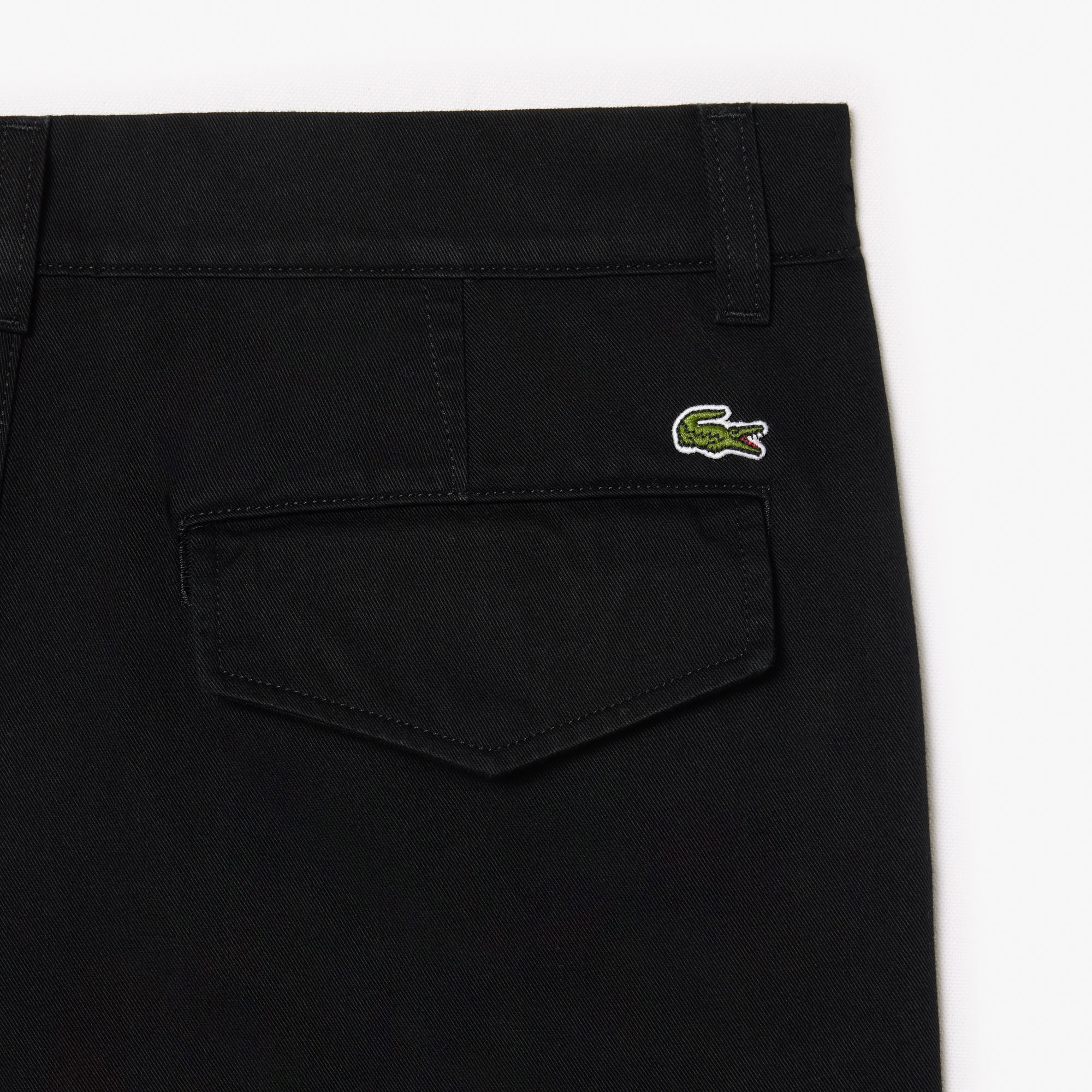 Lacoste Erkek Straight Fit Chino Siyah Pantolon