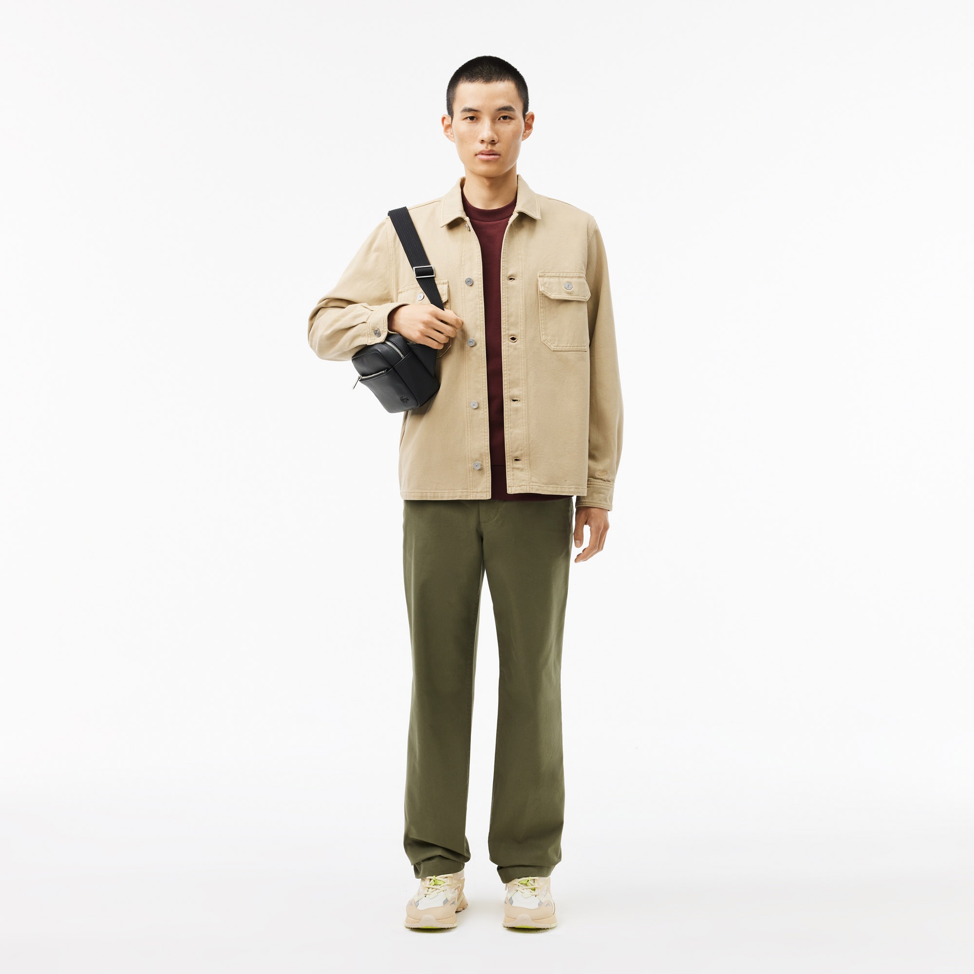 Lacoste Erkek Siyah Postacı Çantası