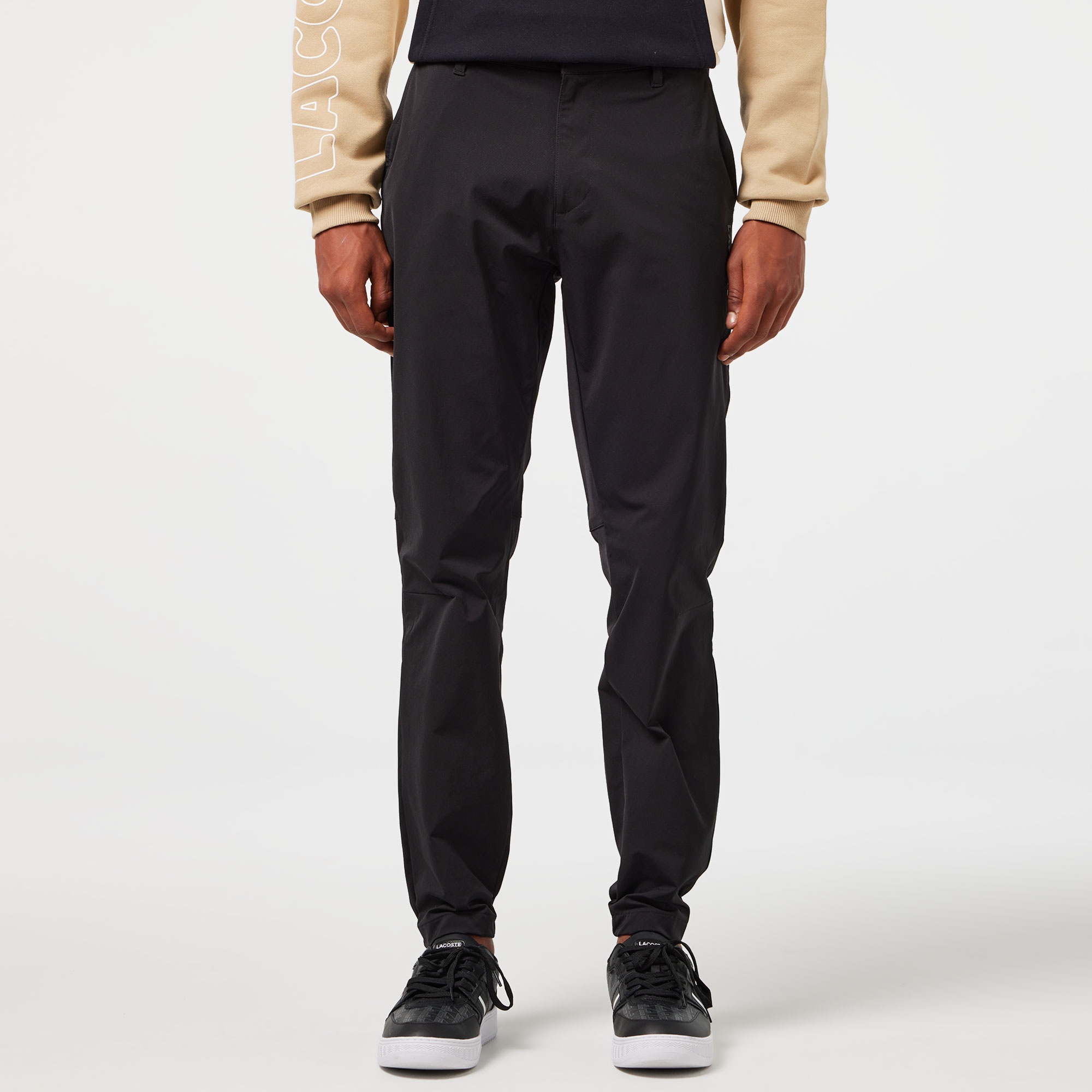 Lacoste Erkek Straight Fit Chino Siyah Pantolon