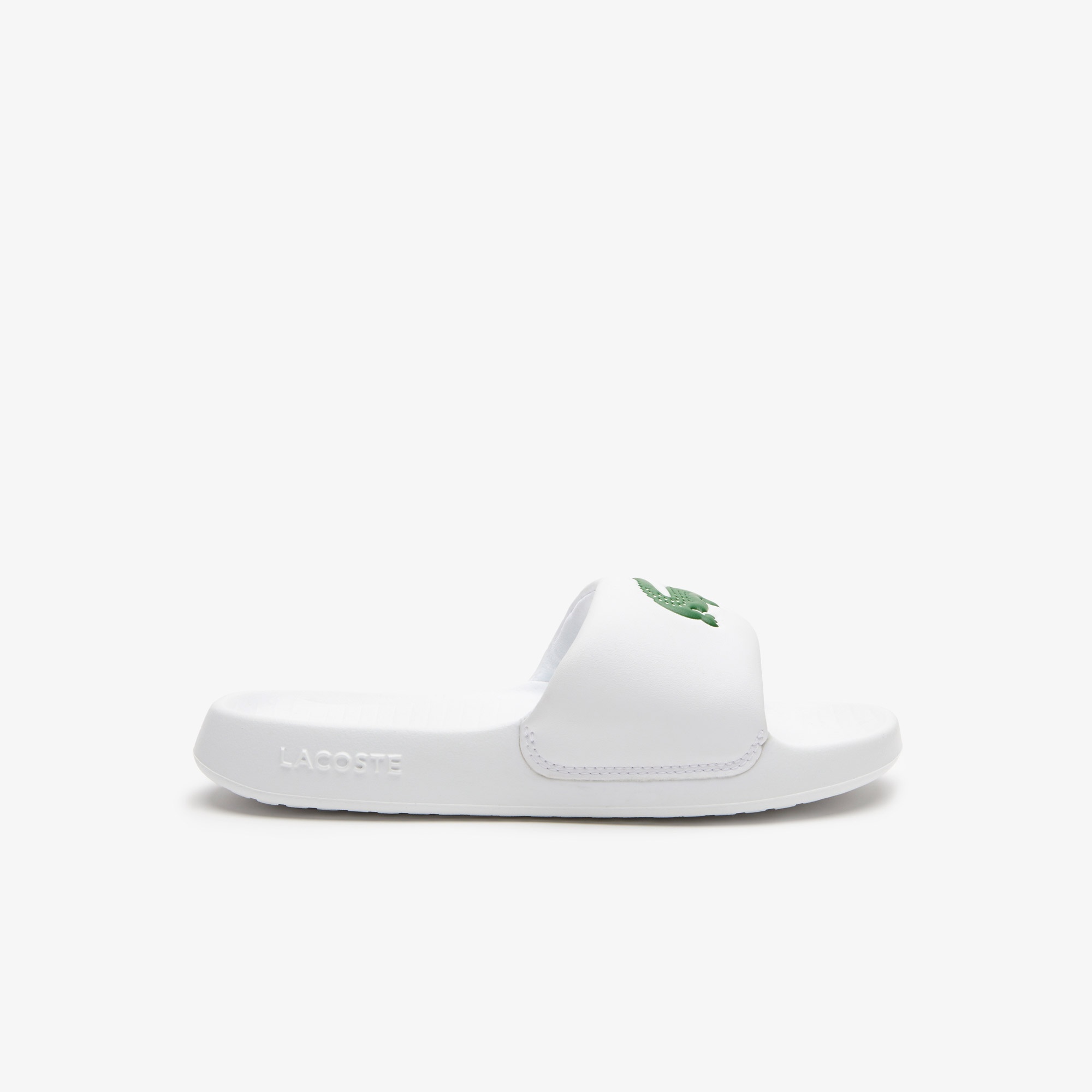 Lacoste Croco 1.0 Kadın Beyaz Terlik