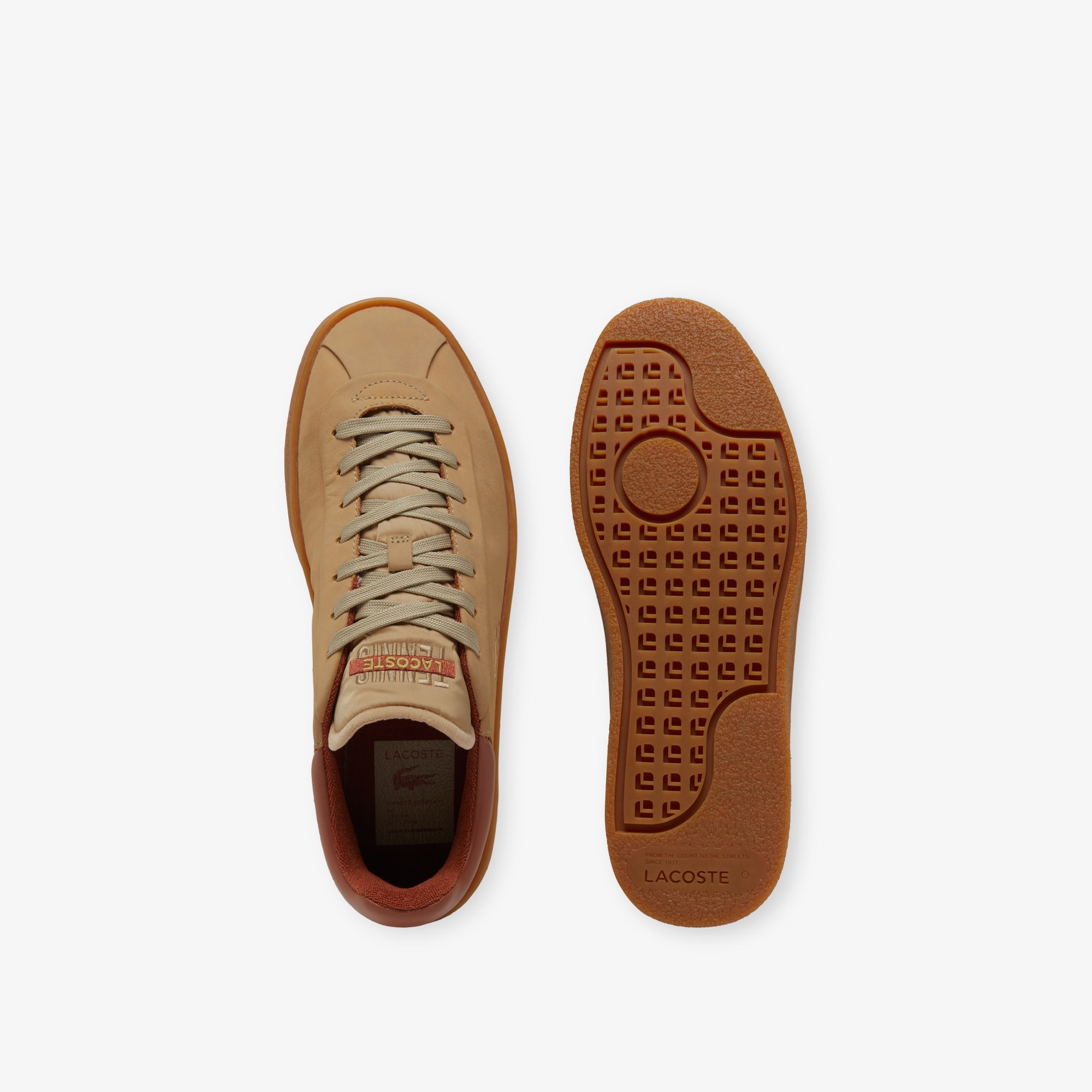 Lacoste Baseshot Premium Erkek Kahverengi Sneaker