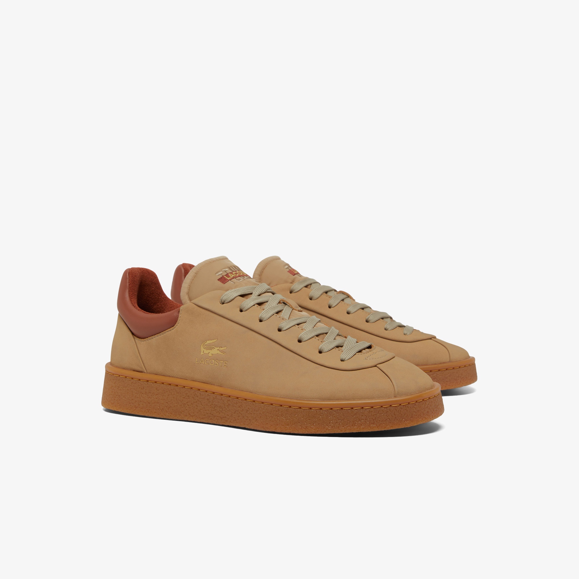 Lacoste Baseshot Premium Erkek Kahverengi Sneaker