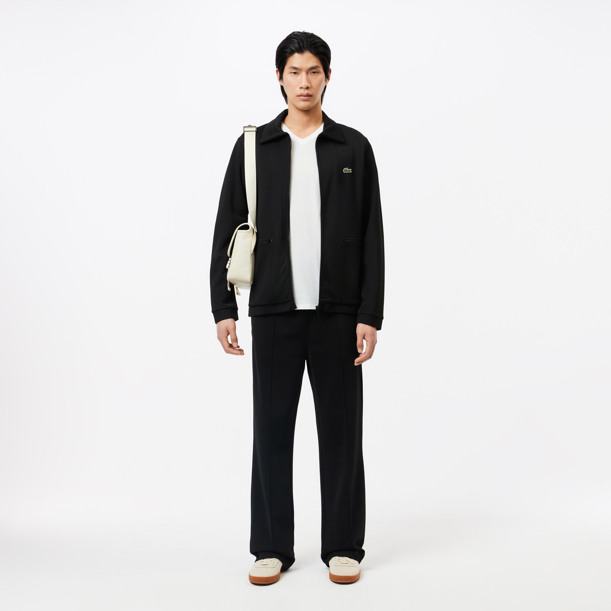 Lacoste Erkek Regular Fit V Yaka Beyaz T-Shirt