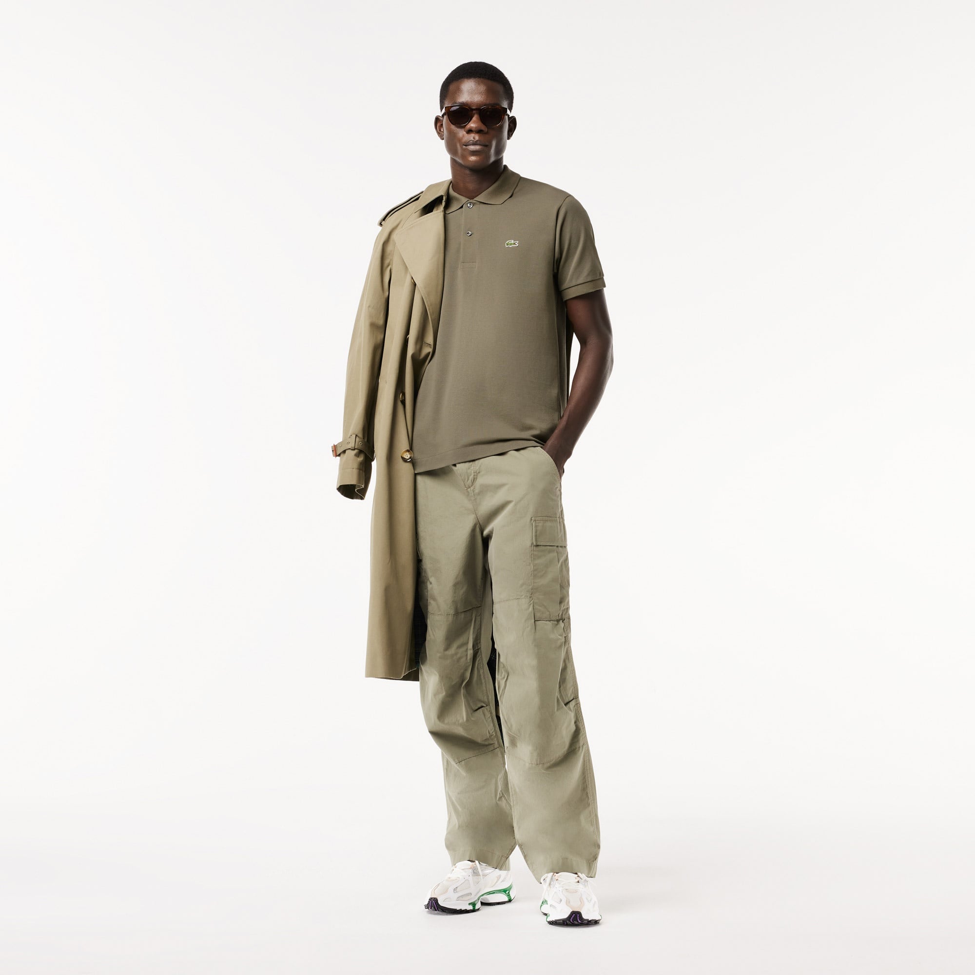 Lacoste L.12.12 Erkek Classic Fit Haki Polo