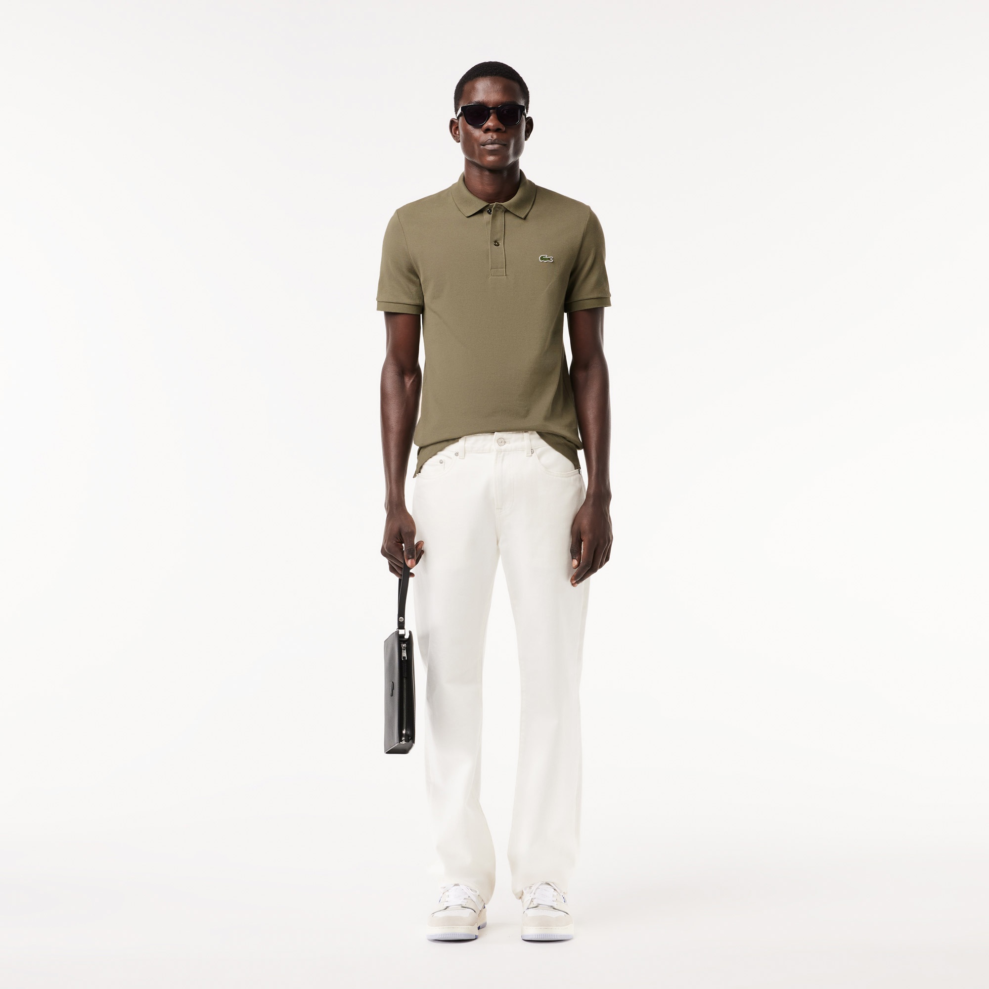 Lacoste L.12.12 Erkek Slim Fit Haki Polo