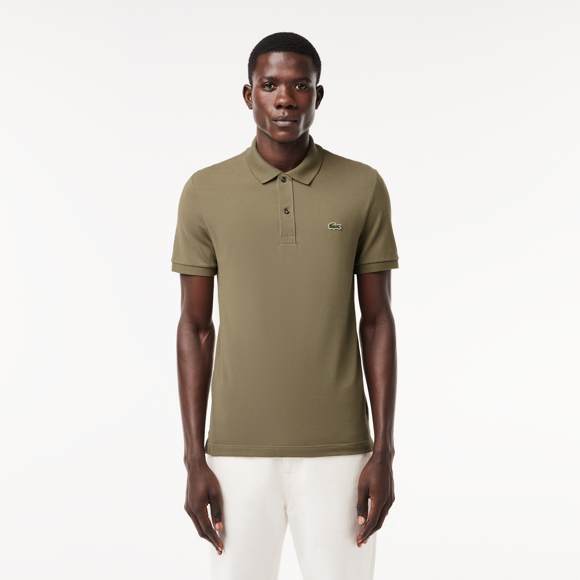 Lacoste L.12.12 Erkek Slim Fit Haki Polo