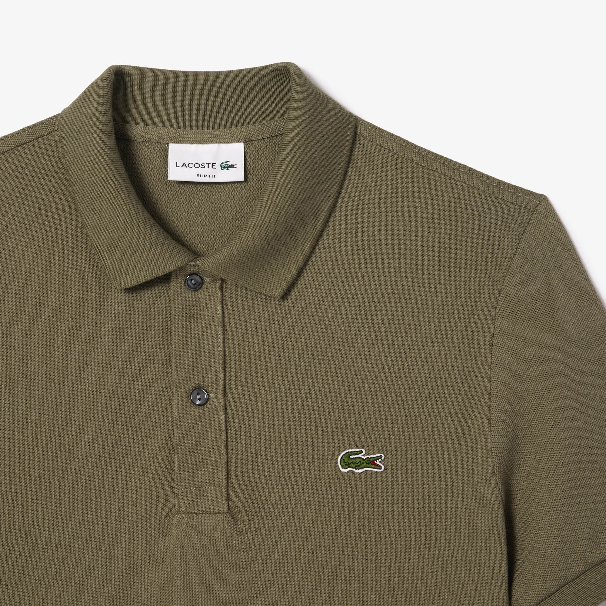 Lacoste L.12.12 Erkek Slim Fit Haki Polo