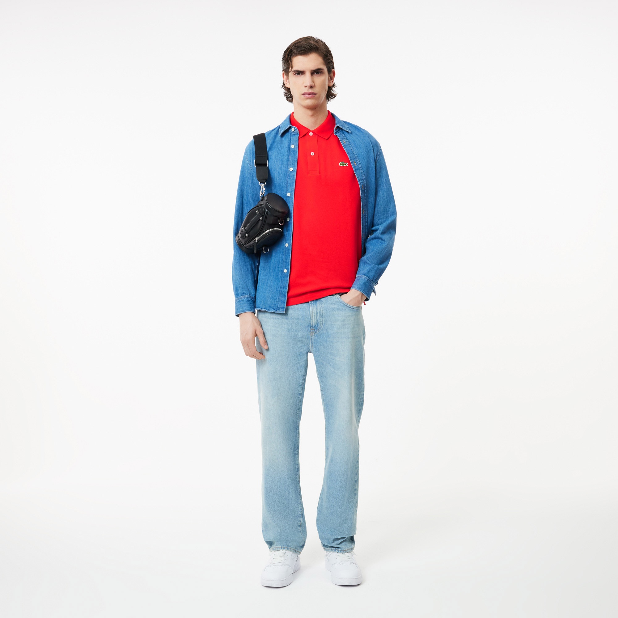 Lacoste L.12.12 Erkek Slim Fit Kırmızı Polo