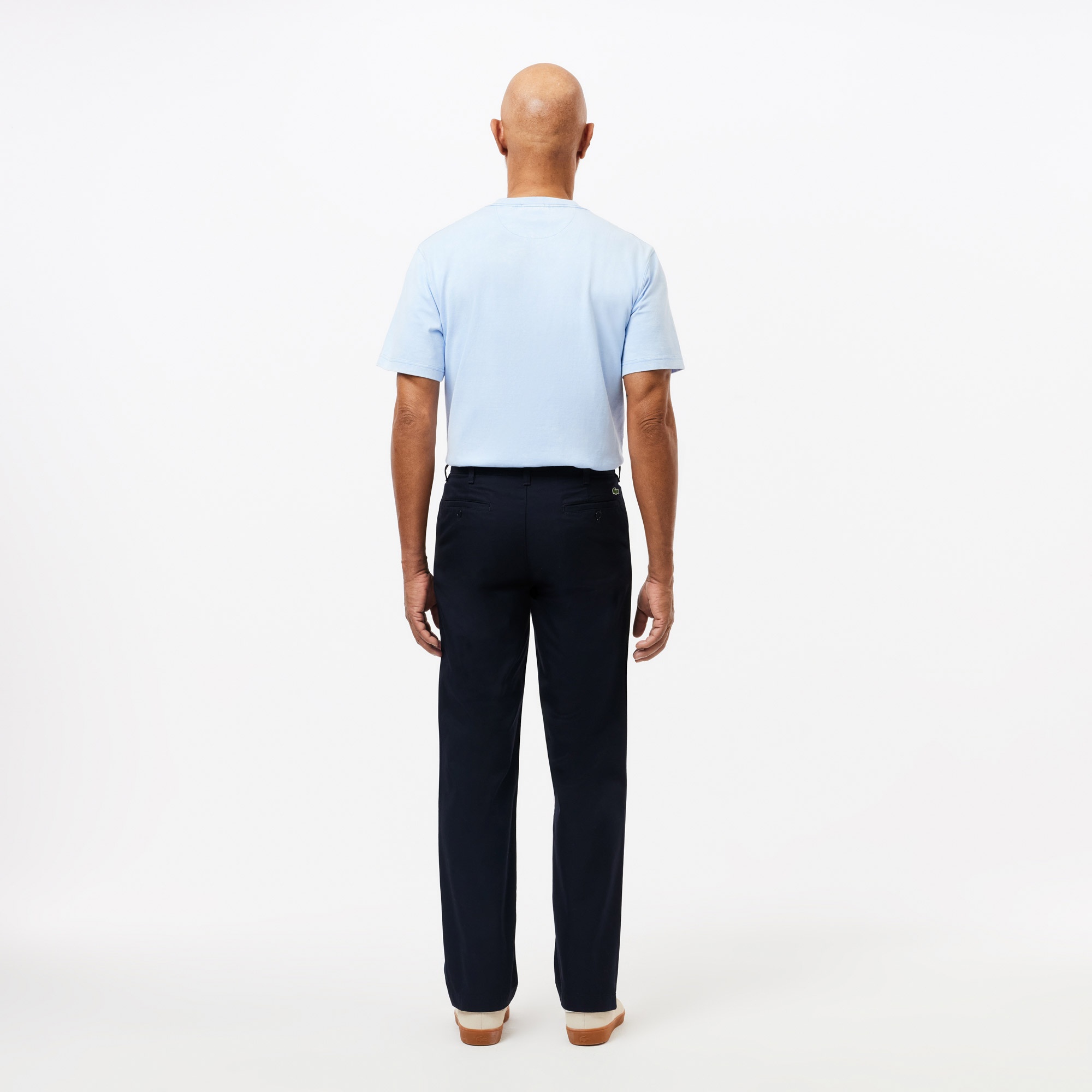 Lacoste Erkek Straight Fit Chino Lacivert Pantolon