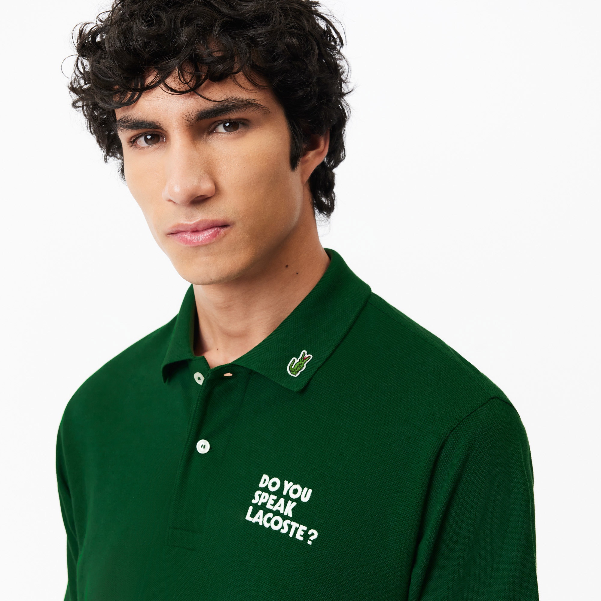Lacoste L.12.12 Erkek Classic Fit Organik Pamuk Yeşil Polo