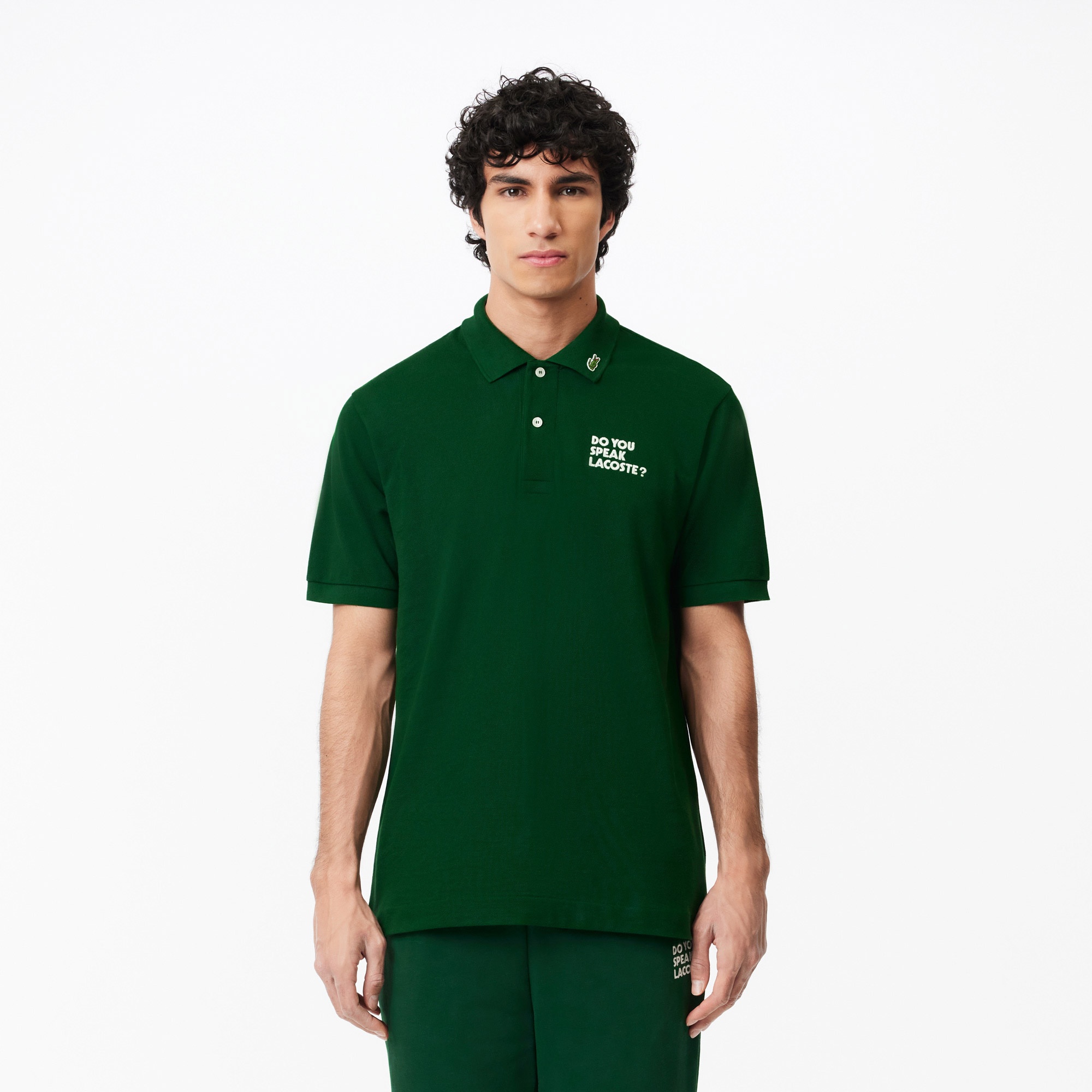 Lacoste L.12.12 Erkek Classic Fit Organik Pamuk Yeşil Polo