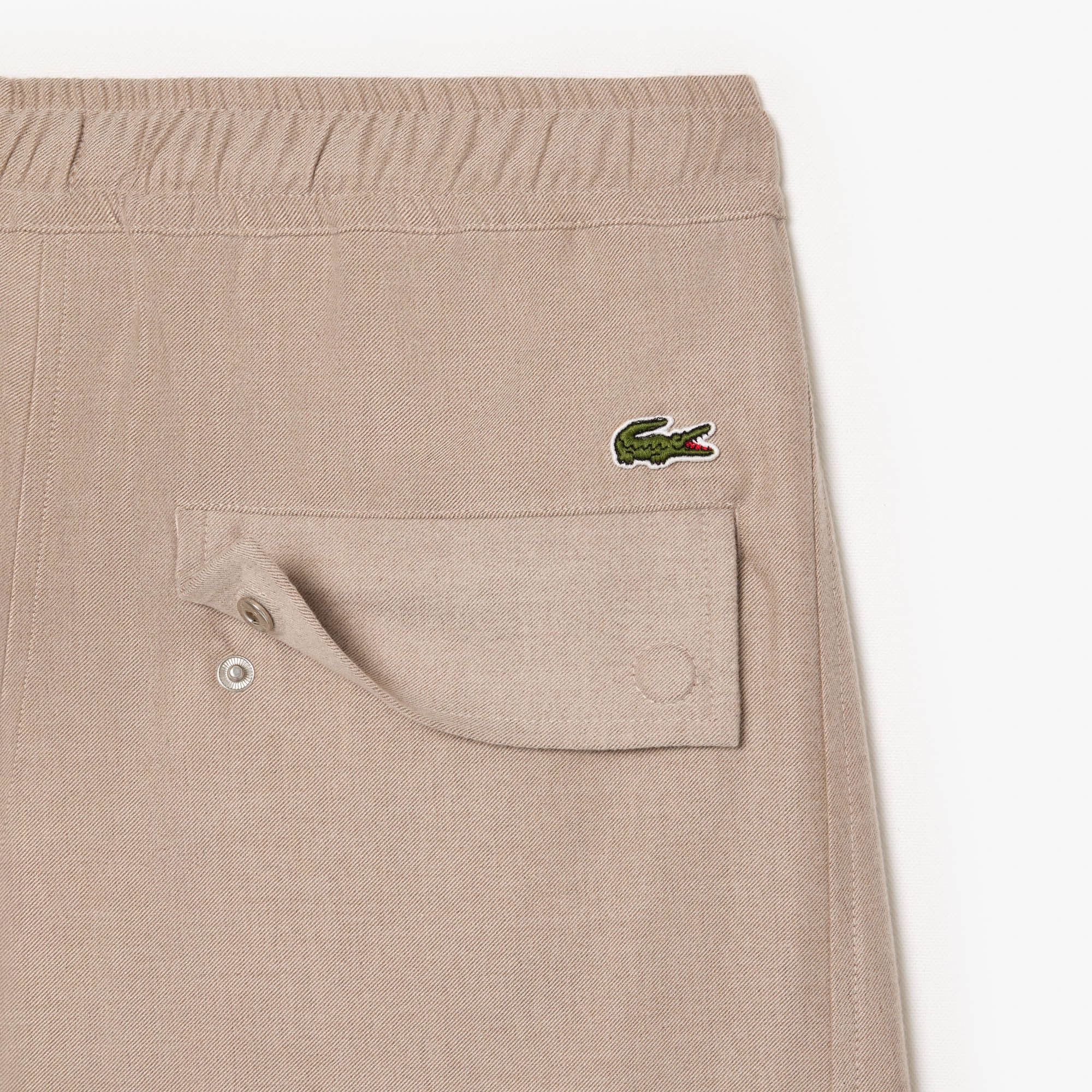 Lacoste Kadın Wide Fit Bej Pantolon