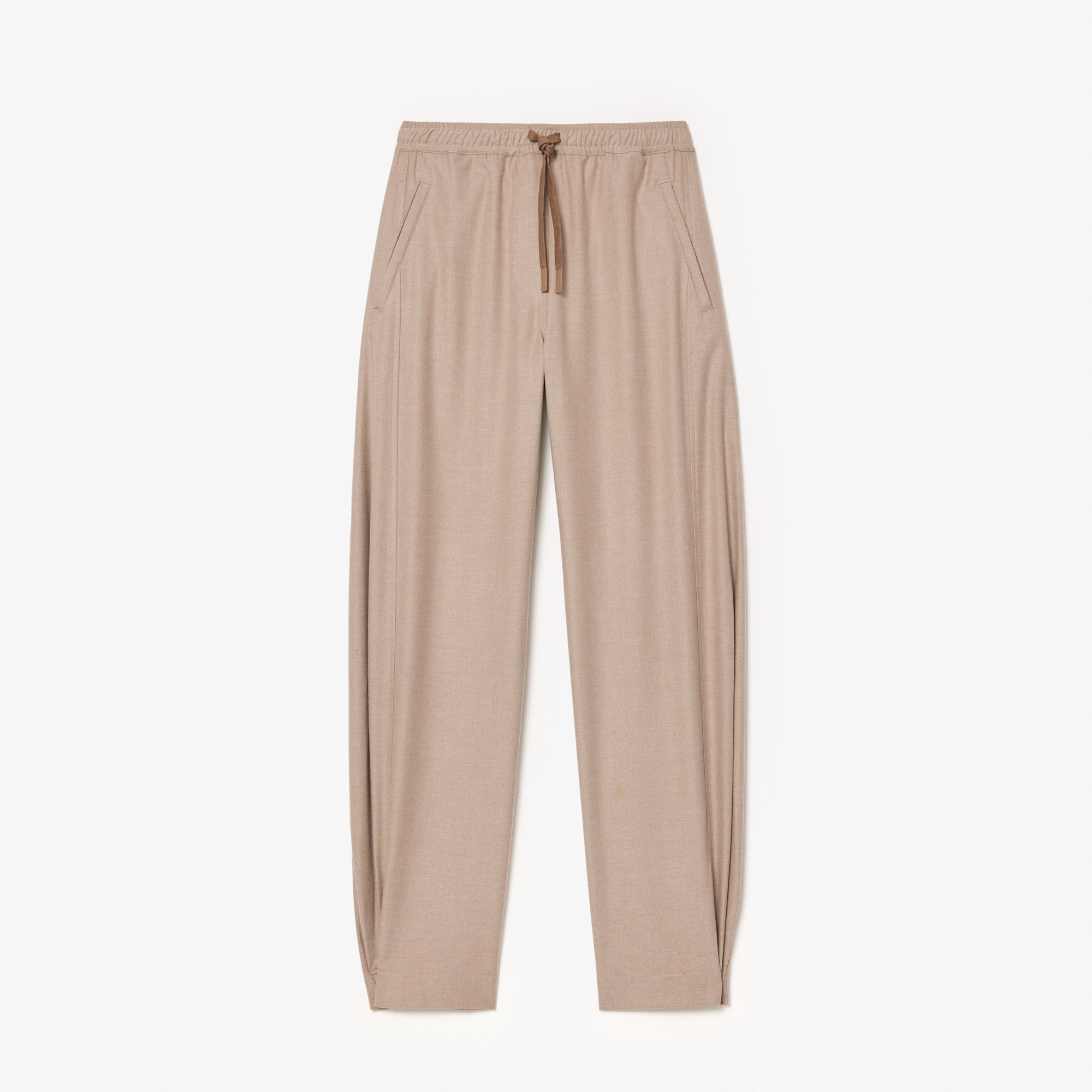 Lacoste Kadın Wide Fit Bej Pantolon