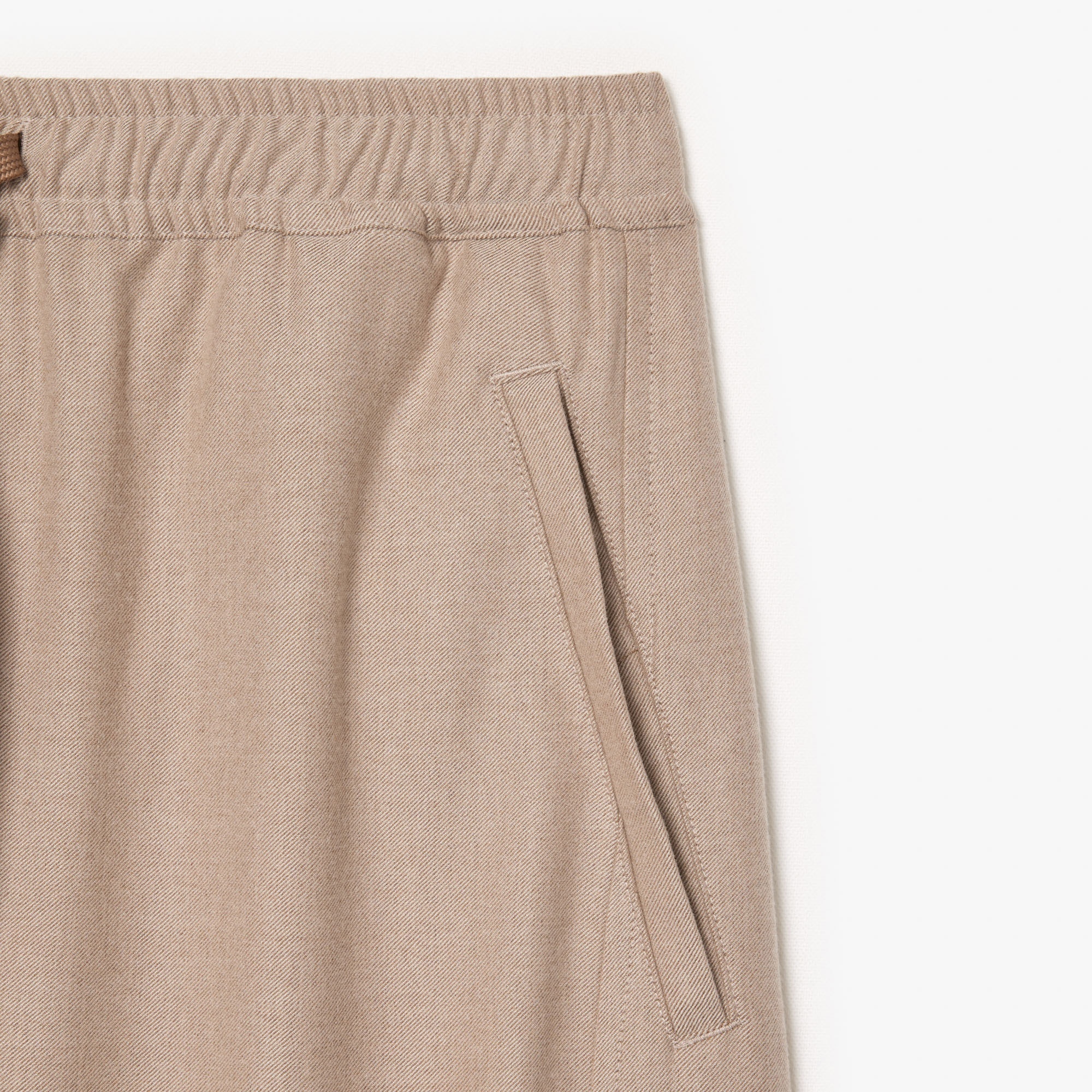 Lacoste Kadın Wide Fit Bej Pantolon