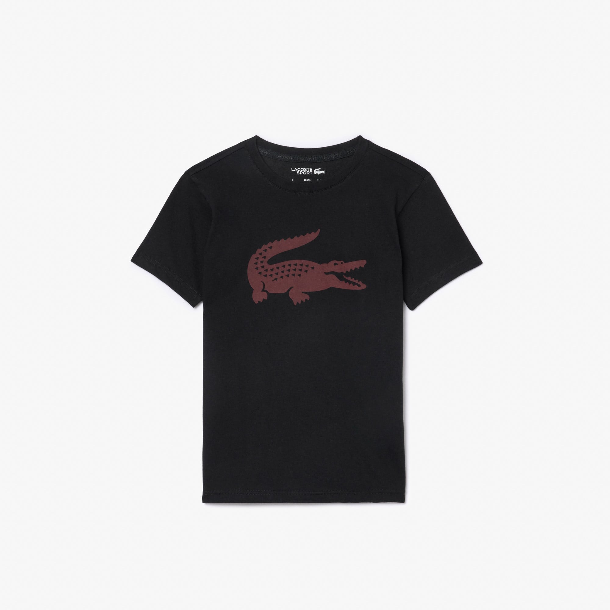 Lacoste Erkek Çocuk Baskılı Siyah T-Shirt