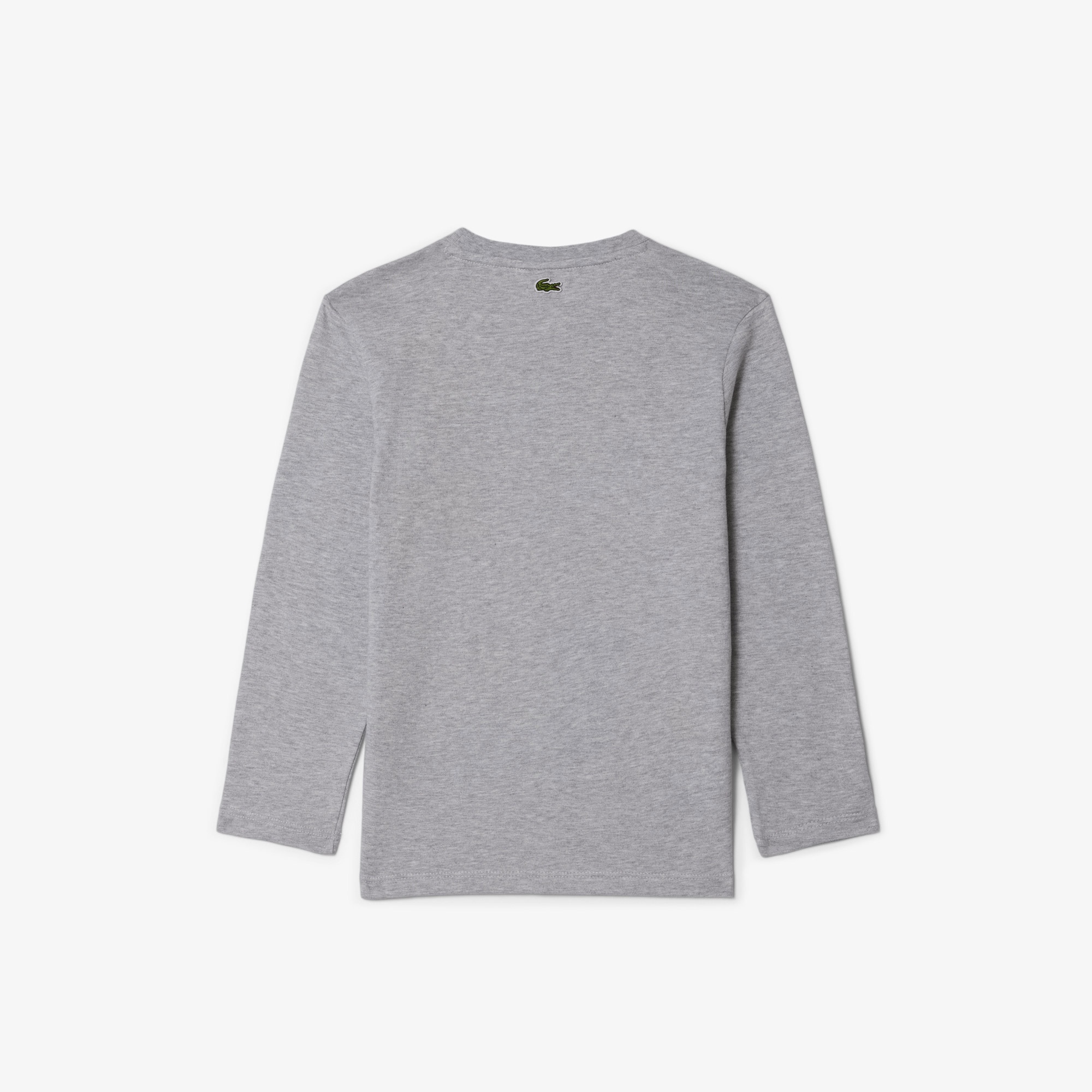 Lacoste Erkek Çocuk Baskılı Gri T-Shirt