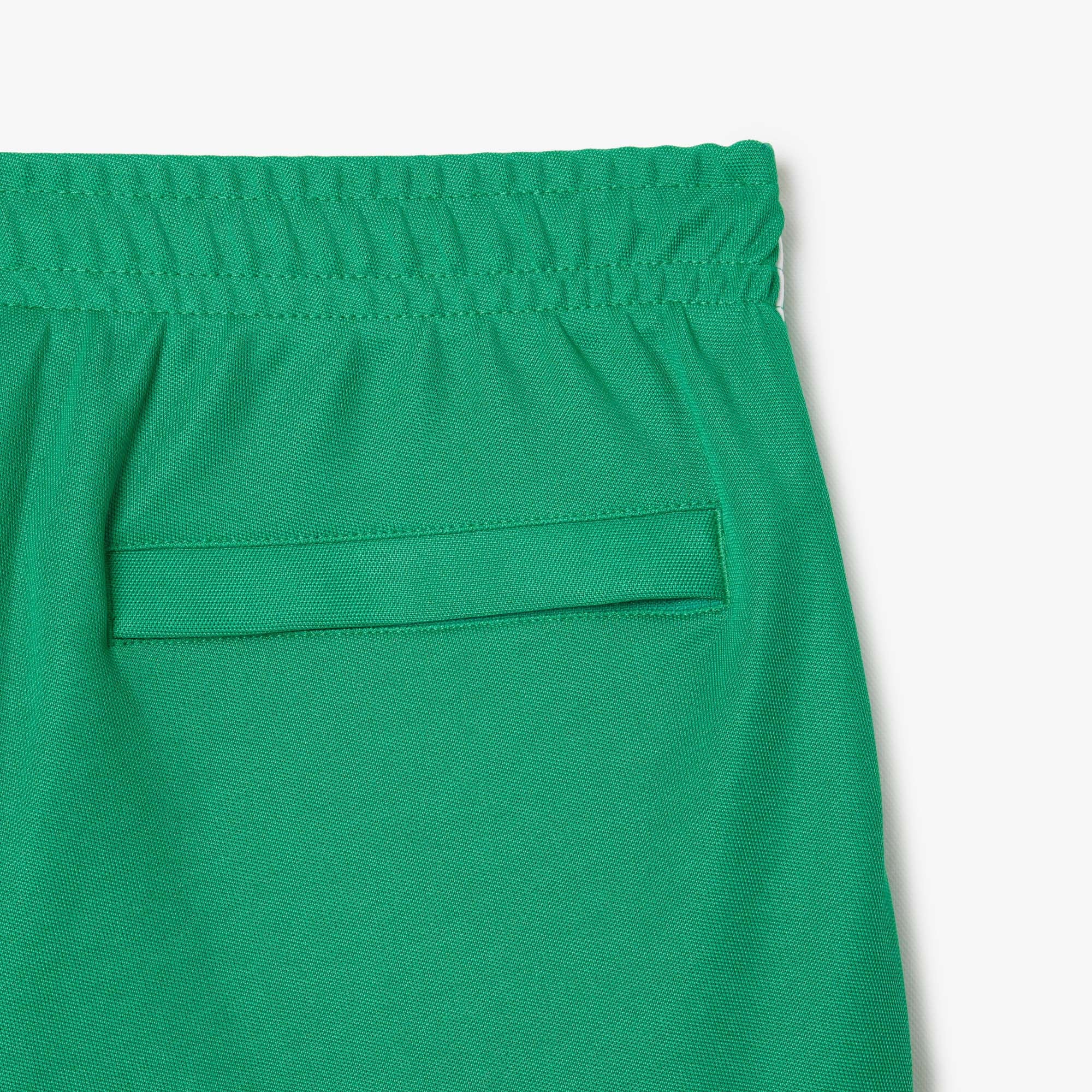 Lacoste Erkek Regular Fit Çizgili Yeşil Eşofman Altı