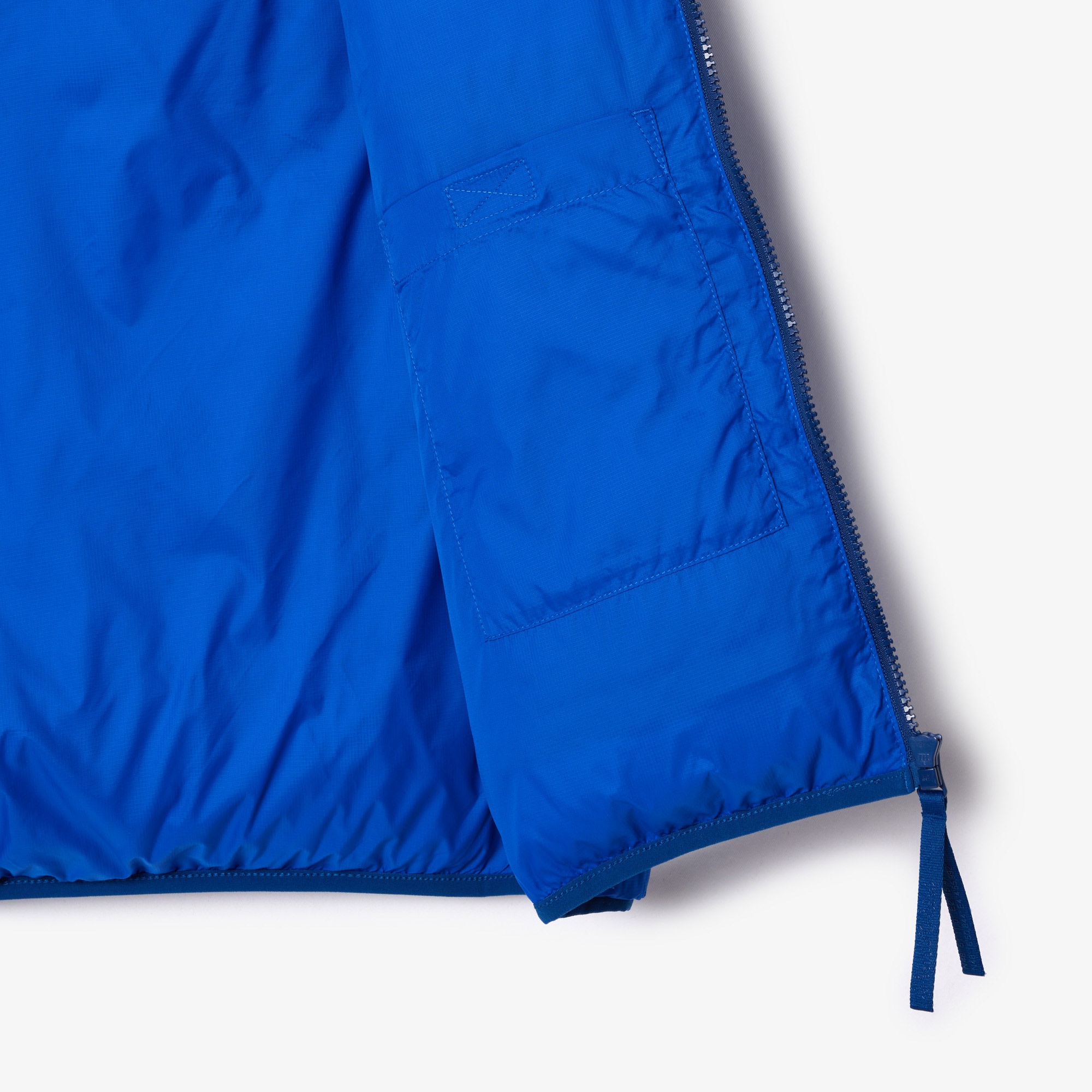 Lacoste Erkek Kapüşonlu Mavi Şişme Yelek