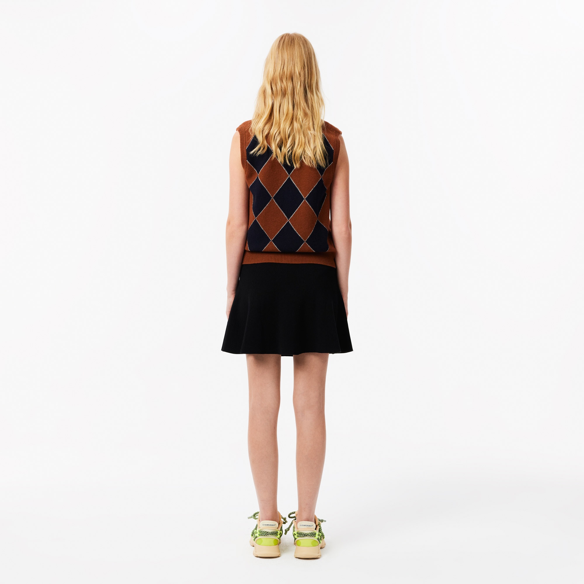 Lacoste Kadın Regular Fit Siyah Etek