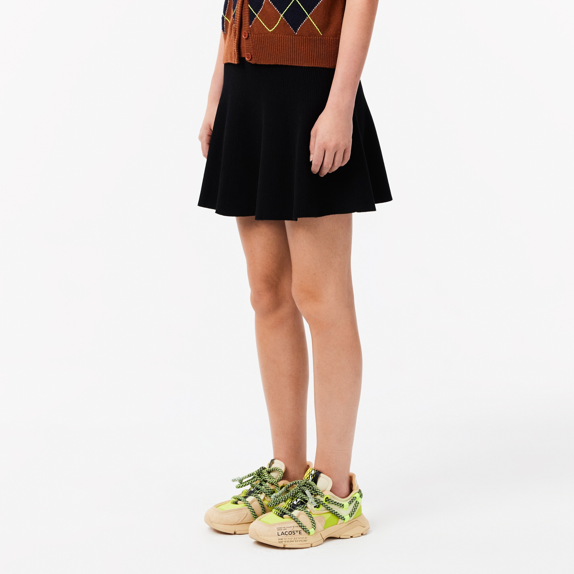 Lacoste Kadın Regular Fit Siyah Etek