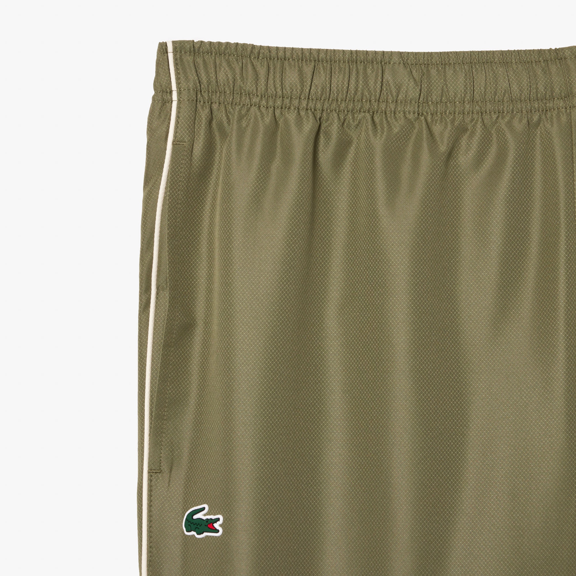 Lacoste Erkek Regular Fit Fermuarlı Yaka Baskılı Haki Eşofman Takımı