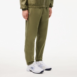 Lacoste Erkek Regular Fit Fermuarlı Yaka Baskılı Haki Eşofman Takımı Yeşil