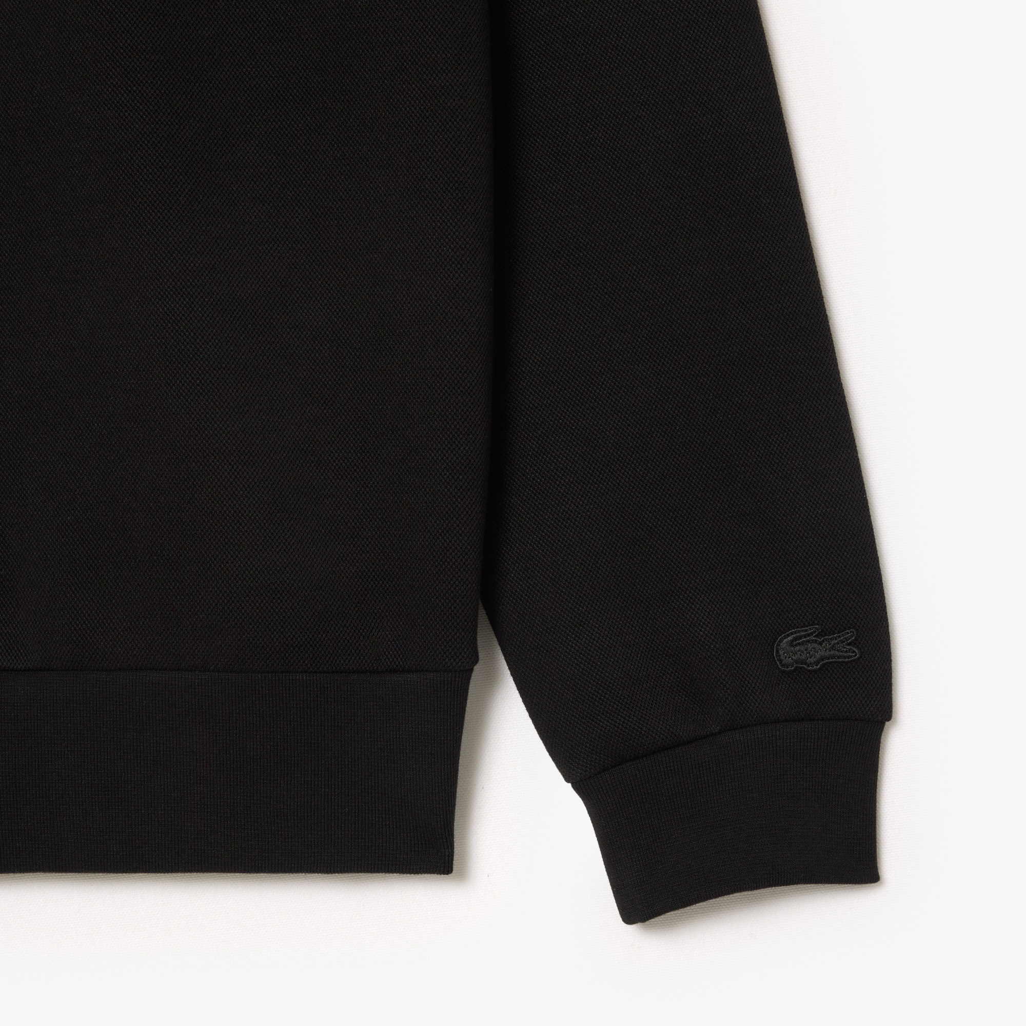 Lacoste Erkek Classic Fit Bisiklet Yaka Siyah Sweatshirt