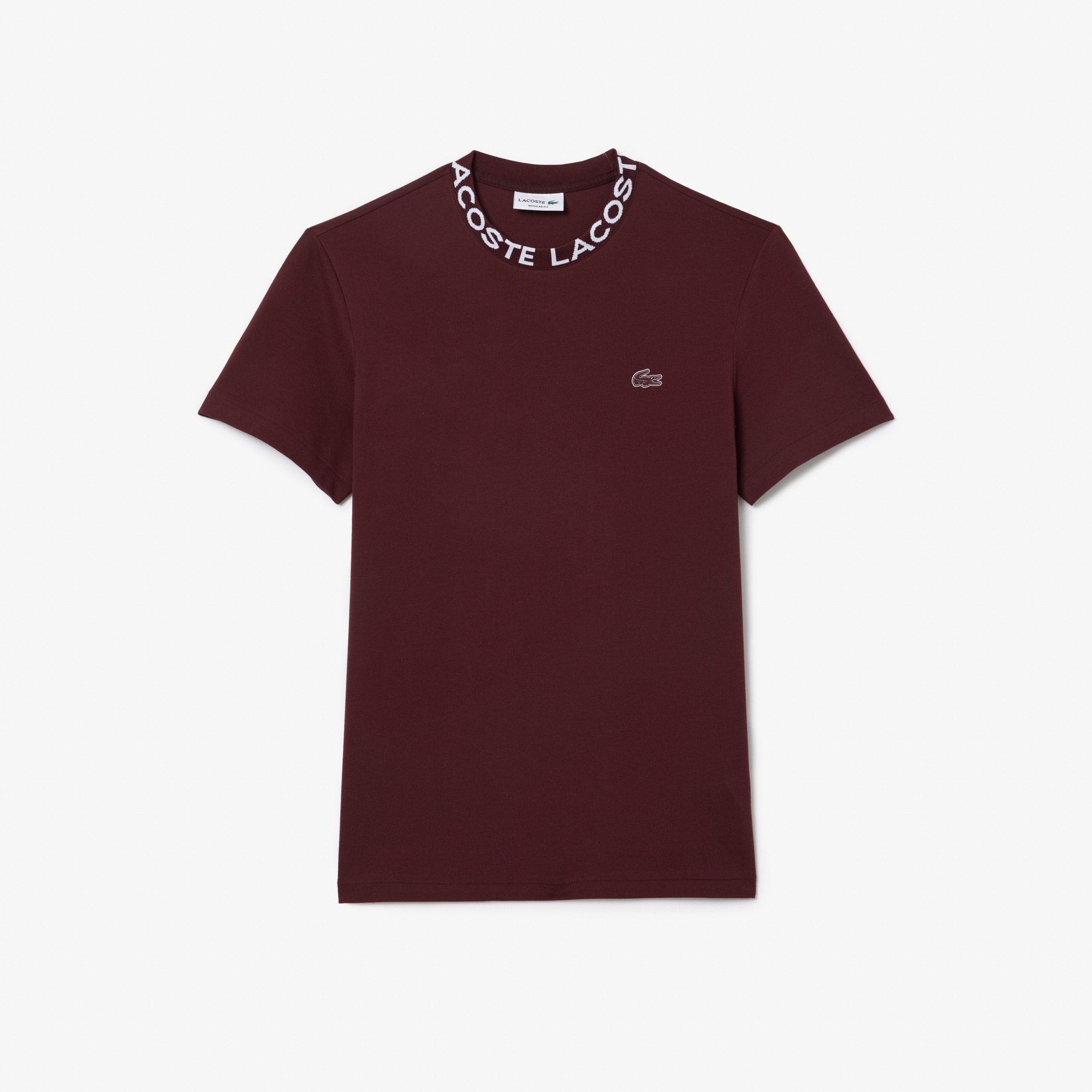 Lacoste Active Erkek Regular Fit Bisiklet Yaka Bordo T-Shirt