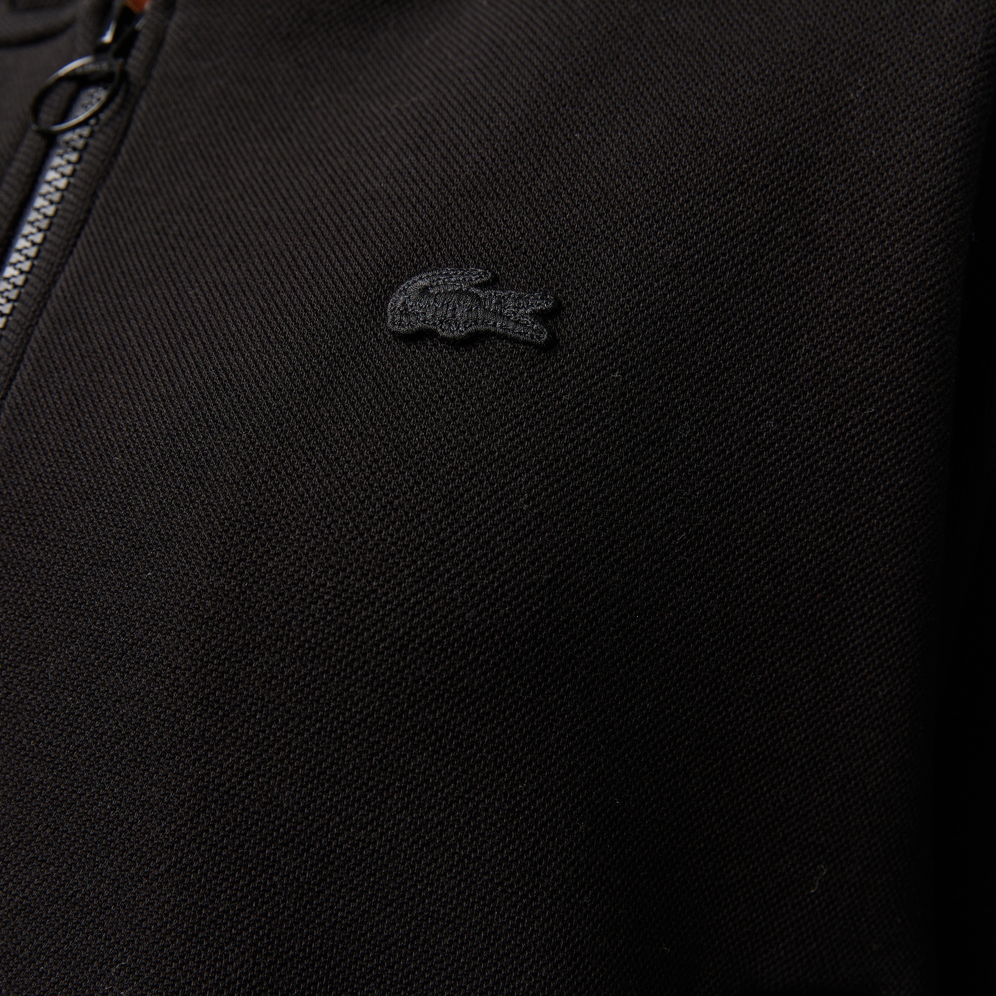 Lacoste Kadın Relaxed Fit Kapüşonlu Siyah Sweatshirt