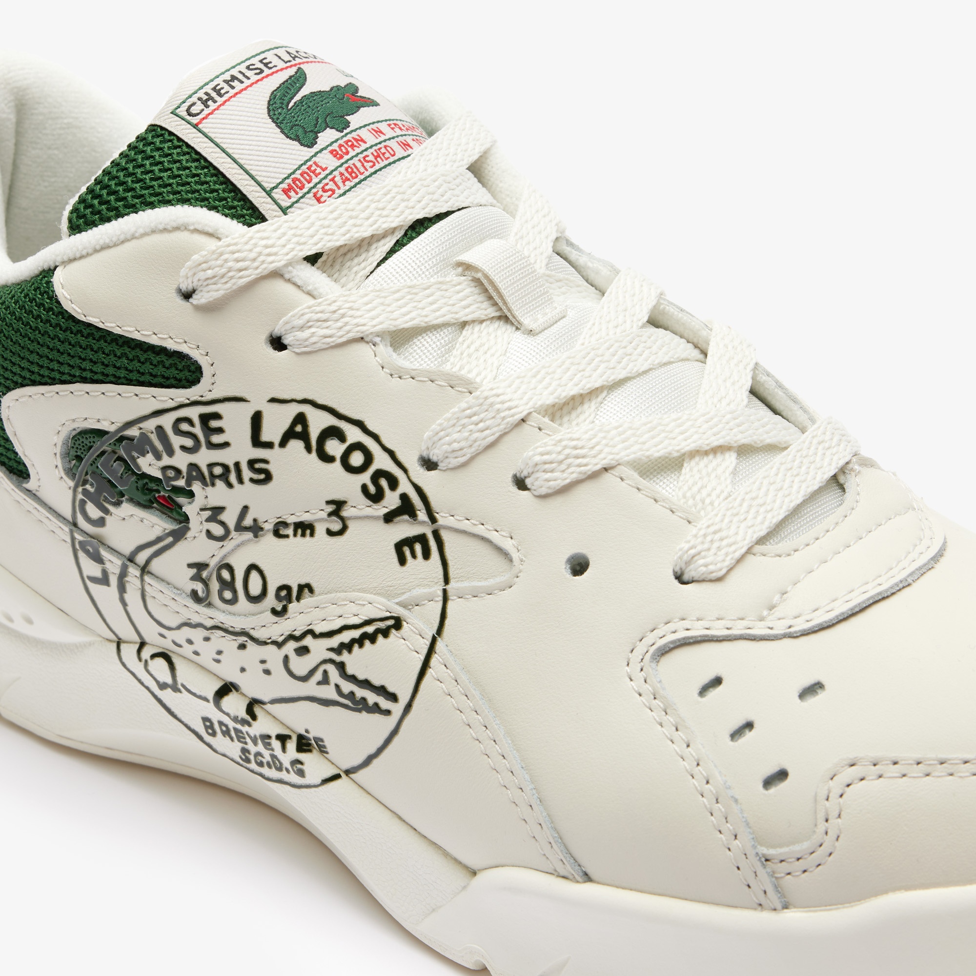 Lacoste FW24 RUNWAY Aceline 96 Erkek Beyaz Sneaker