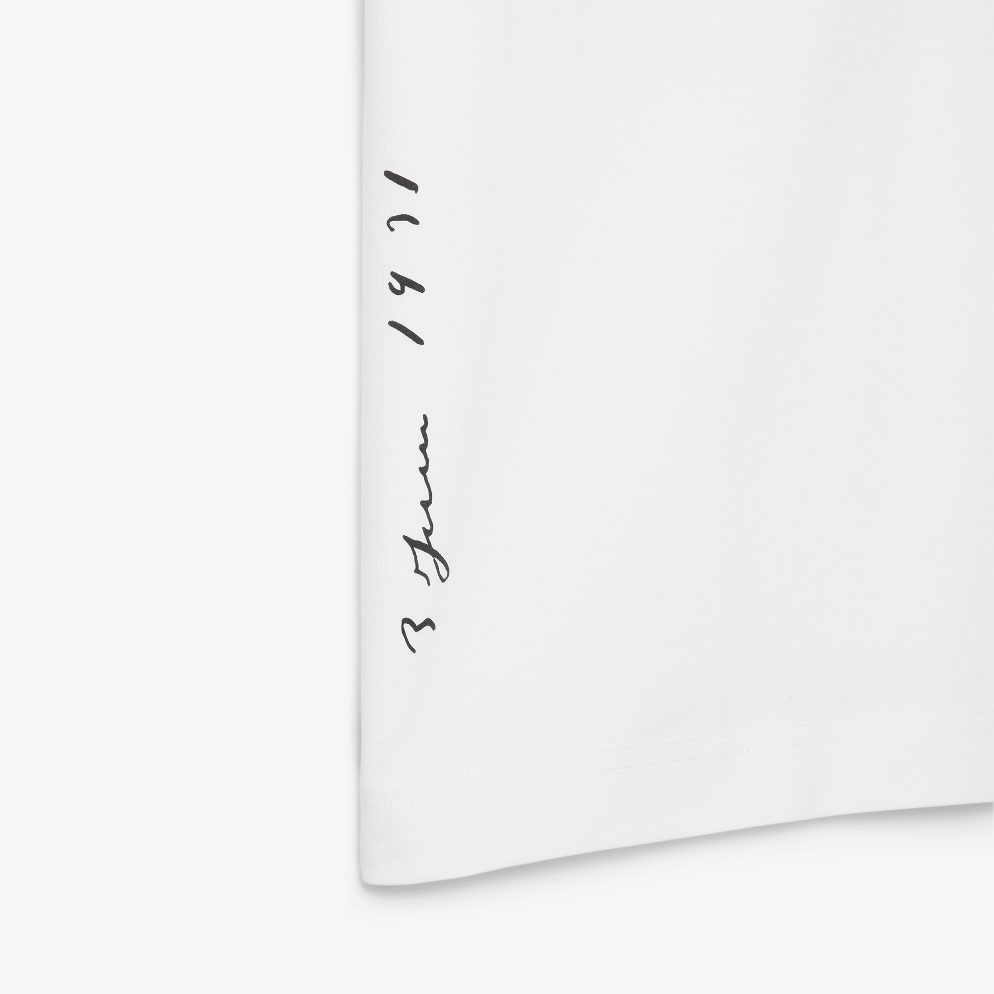 Lacoste FW24 RUNWAY Unisex Loose Fit Baskılı Beyaz T-Shirt