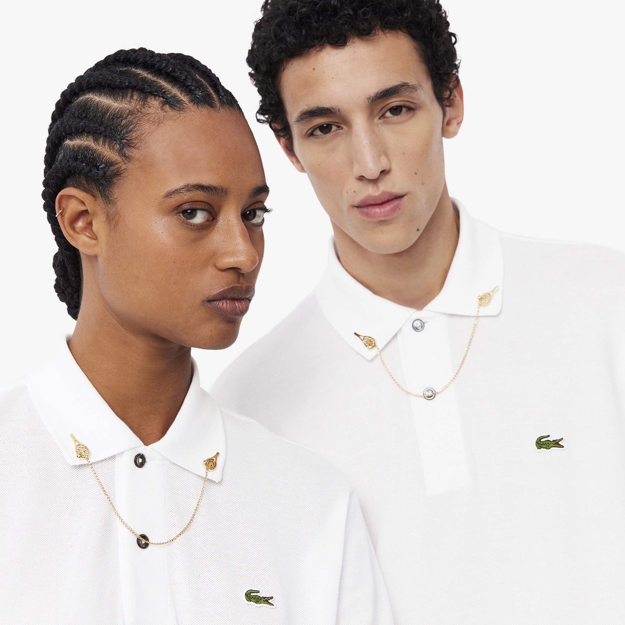 Lacoste FW24 RUNWAY L.12.12 Unisex Classic Fit Baskılı Beyaz Polo