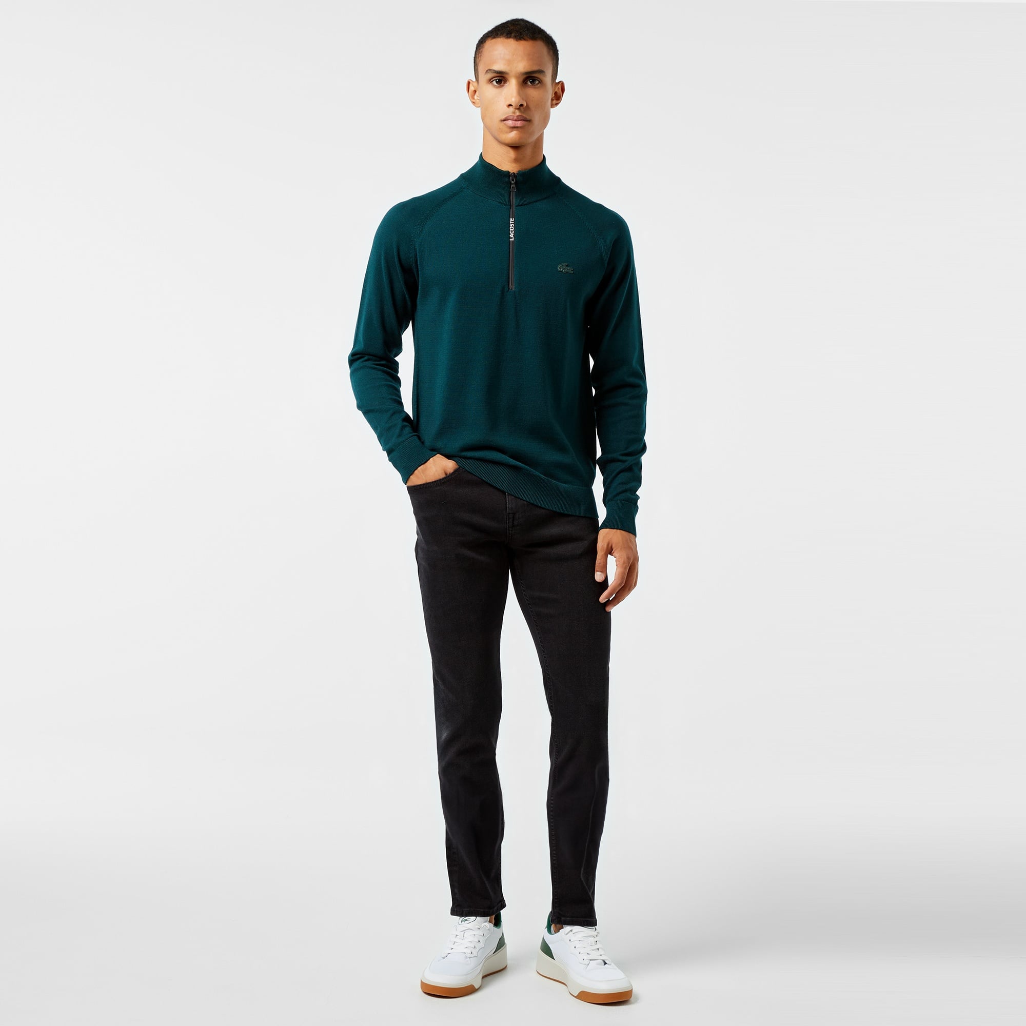 Erkek Slim Fit Siyah Pantolon