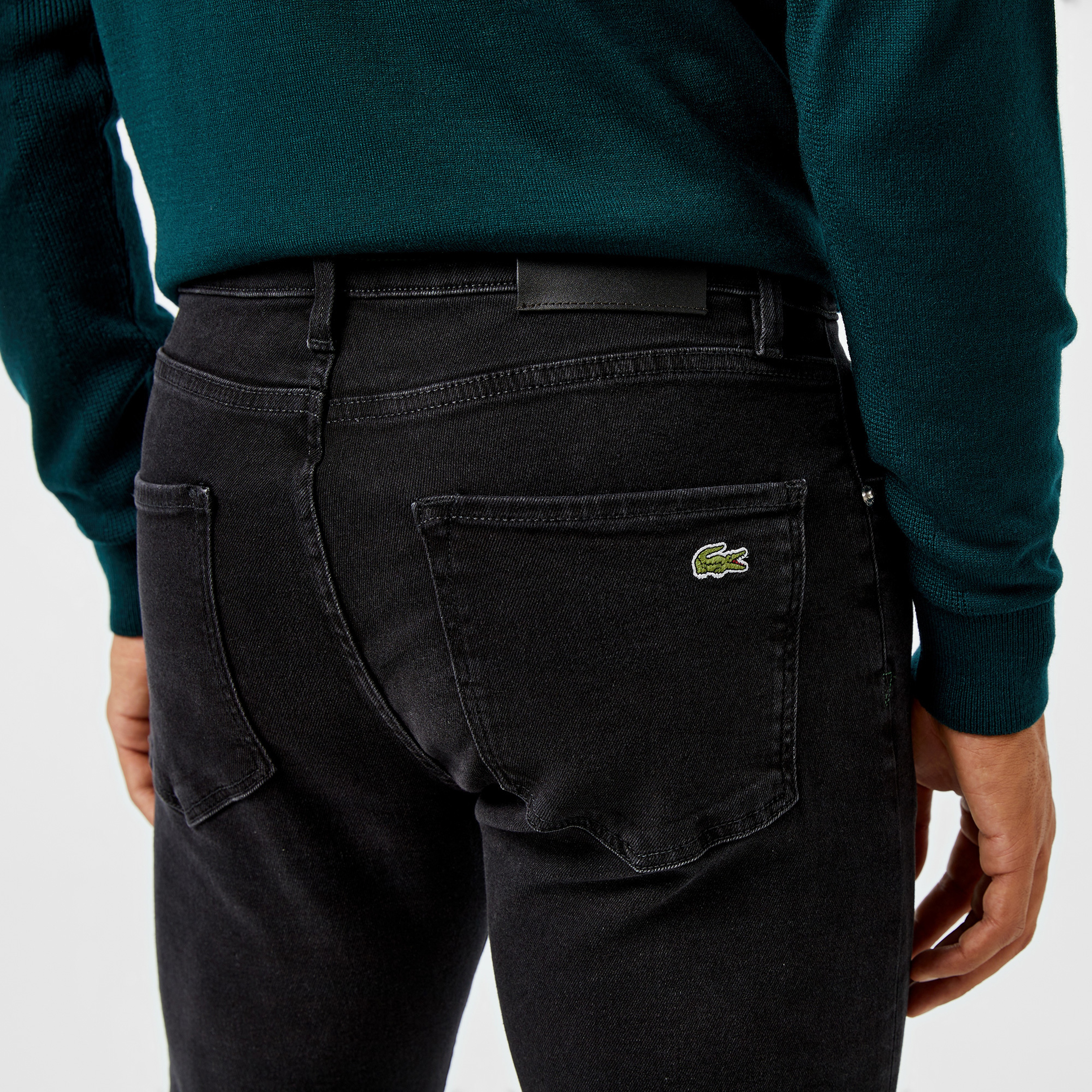 Erkek Slim Fit Siyah Pantolon