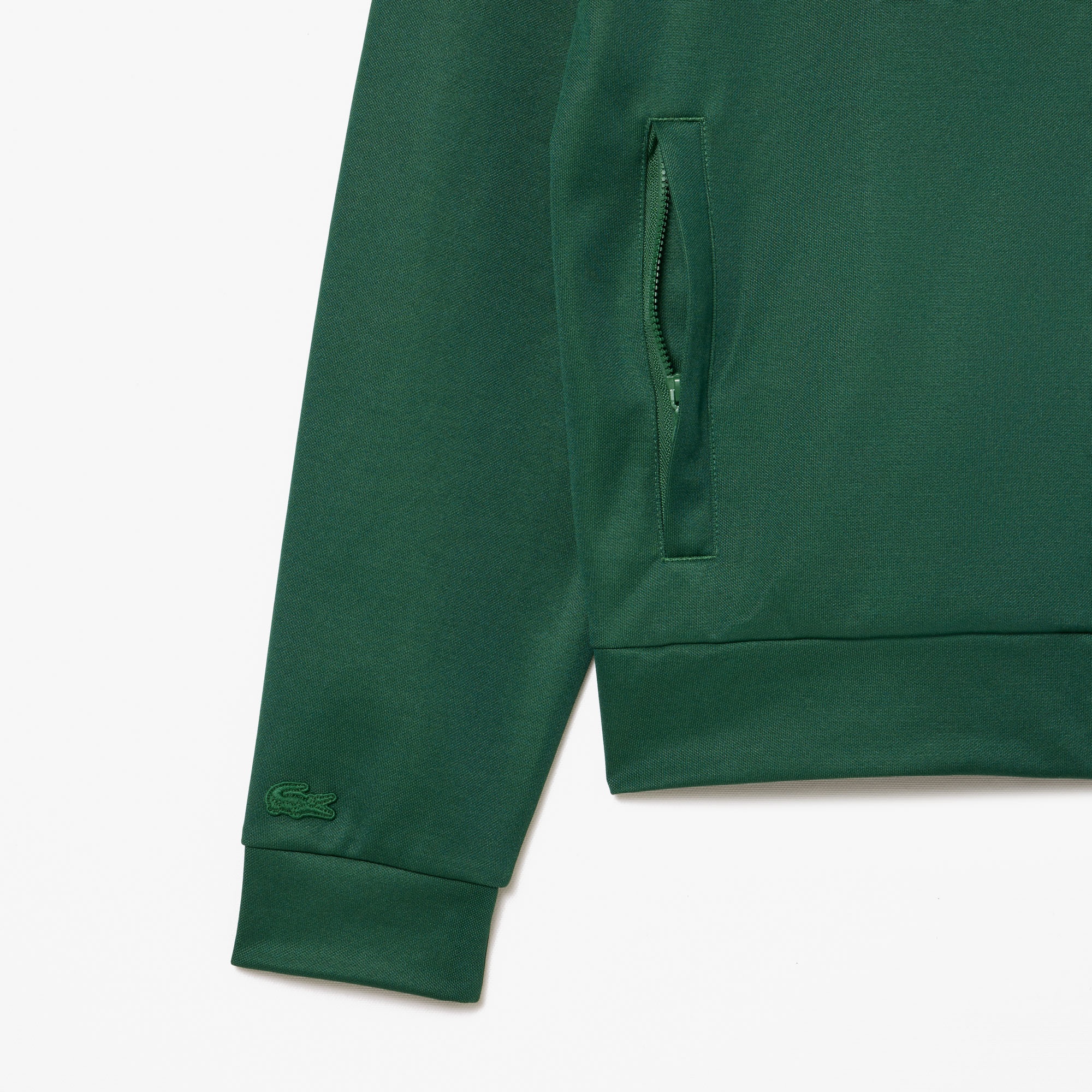 Lacoste X CLOT Unisex Regular Fit Fermuarlı Yeşil Sweatshirt