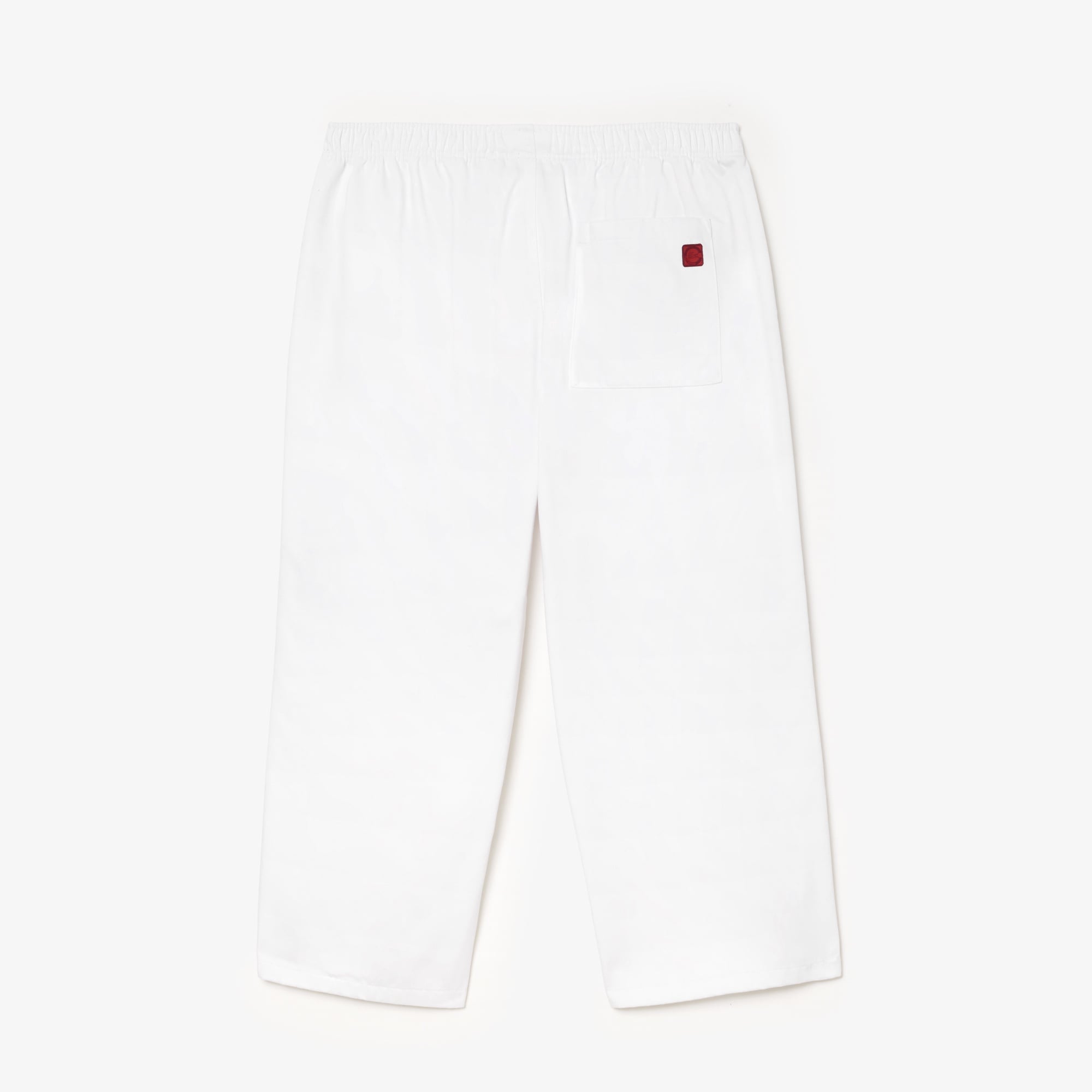 Lacoste X CLOT Unisex Relaxed Fit Baskılı Beyaz Eşofman Altı