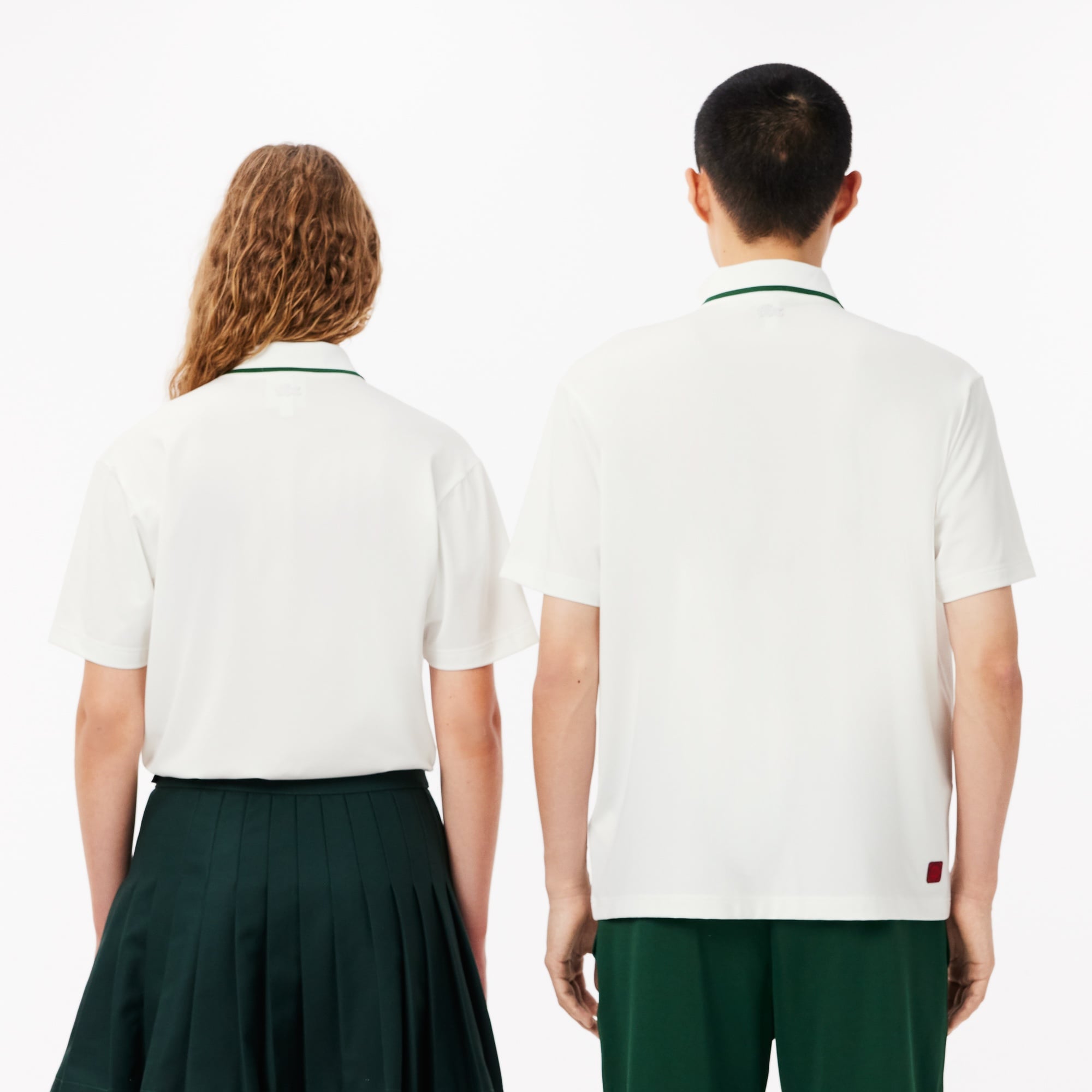 Lacoste X CLOT Unisex Relaxed Fit Beyaz Polo