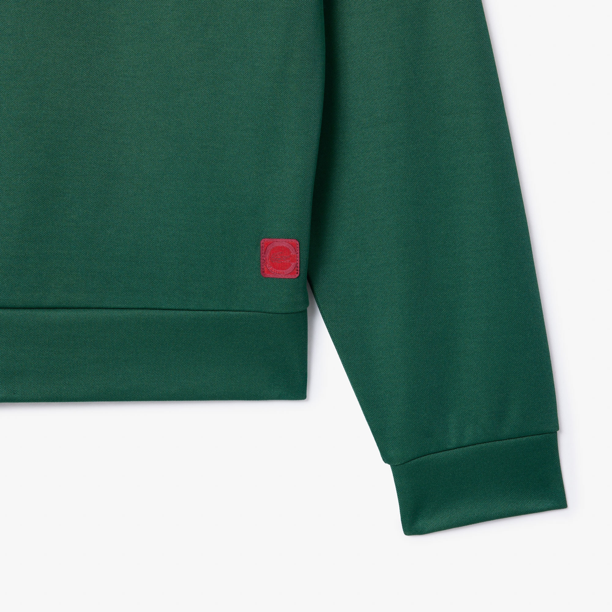 Lacoste X CLOT Unisex Regular Fit Fermuarlı Yeşil Sweatshirt
